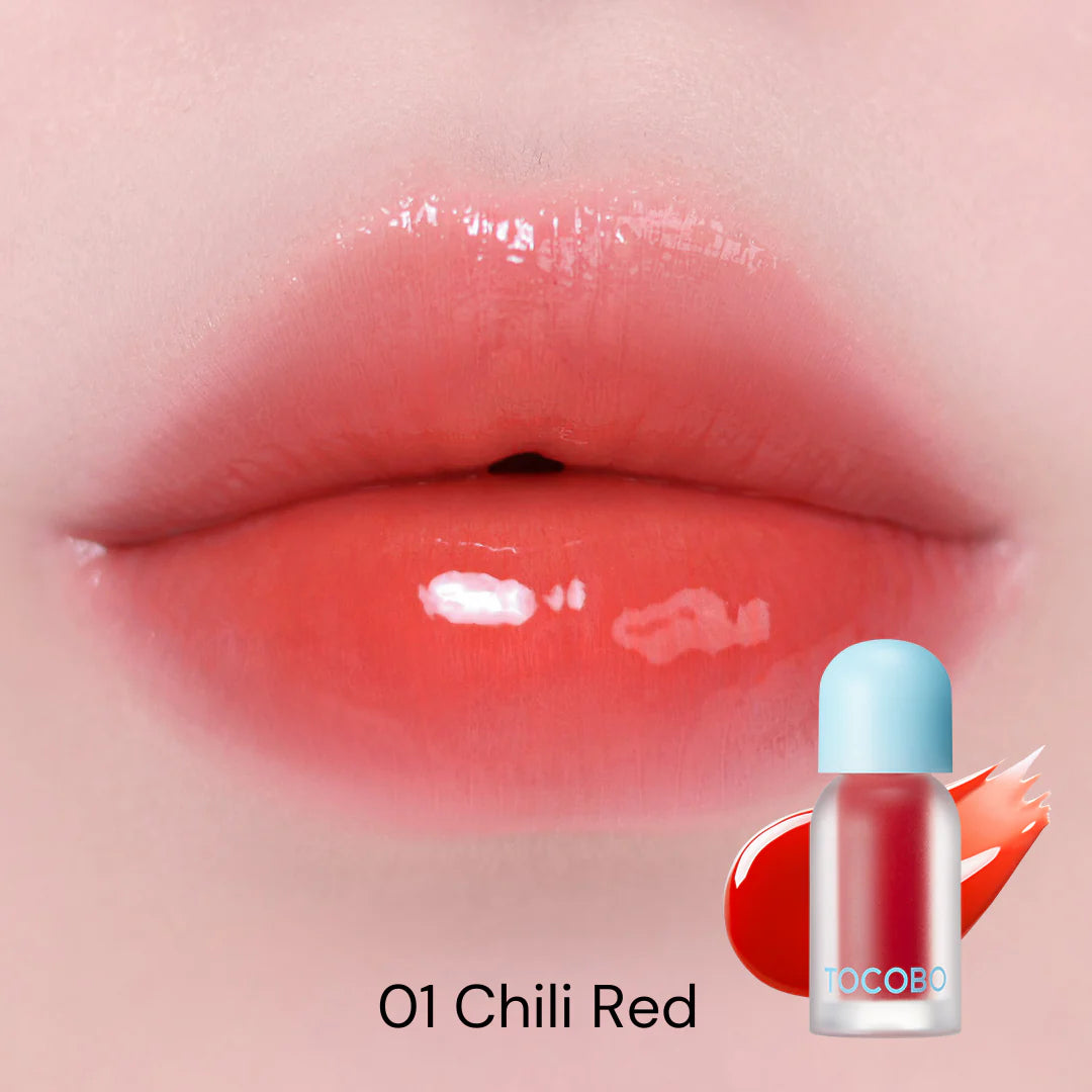 Tocobo Juicy Berry Lip Oil - Plumping & Hydrating Gloss for Fuller Lips | Perfect for Daily Moisture & Night Care