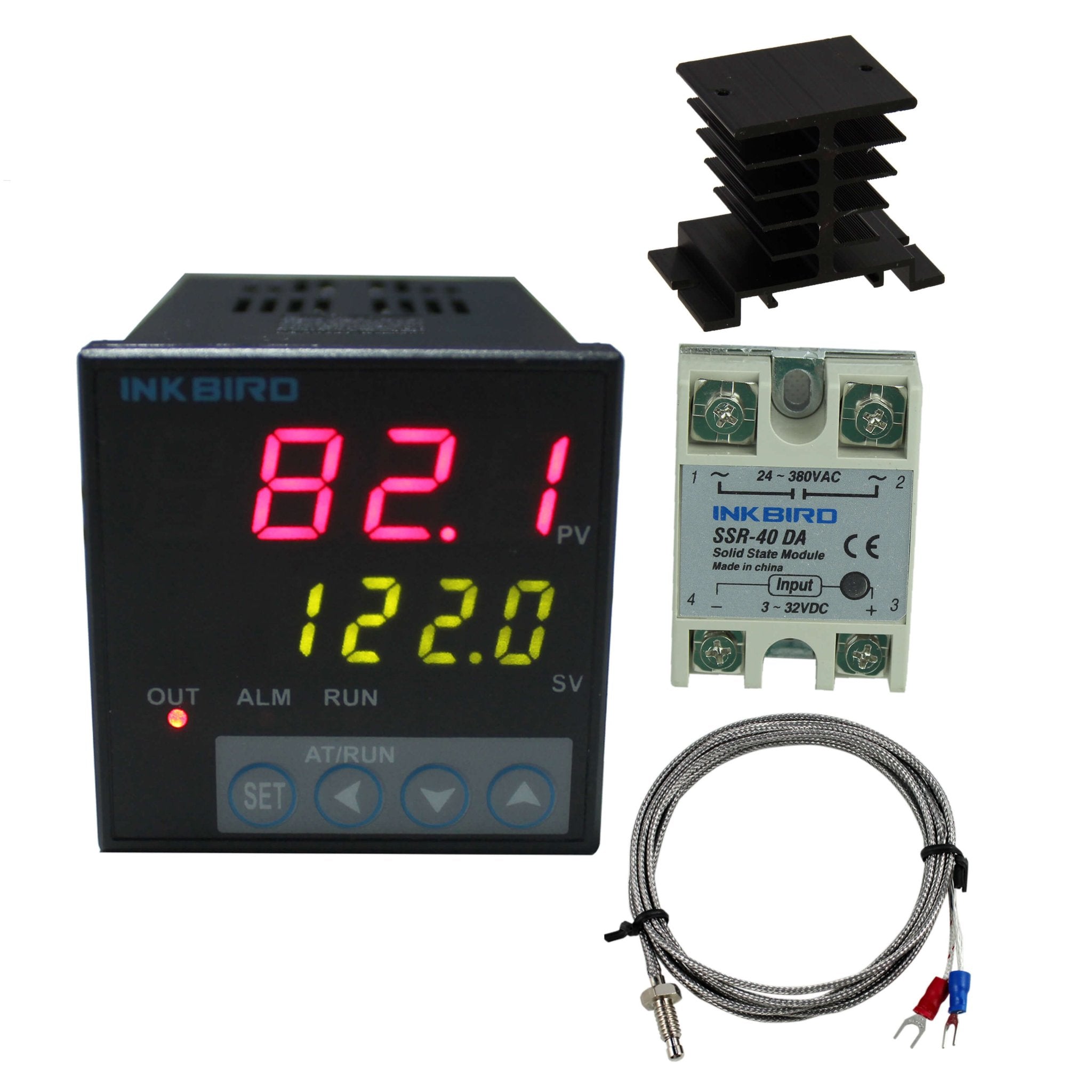 PID Temperature Controller ITC-106VH Kit - Digital Thermostat for Heating & Cooling Systems | Perfect for Home Brewing, Reptile Terrariums & Industrial Applications