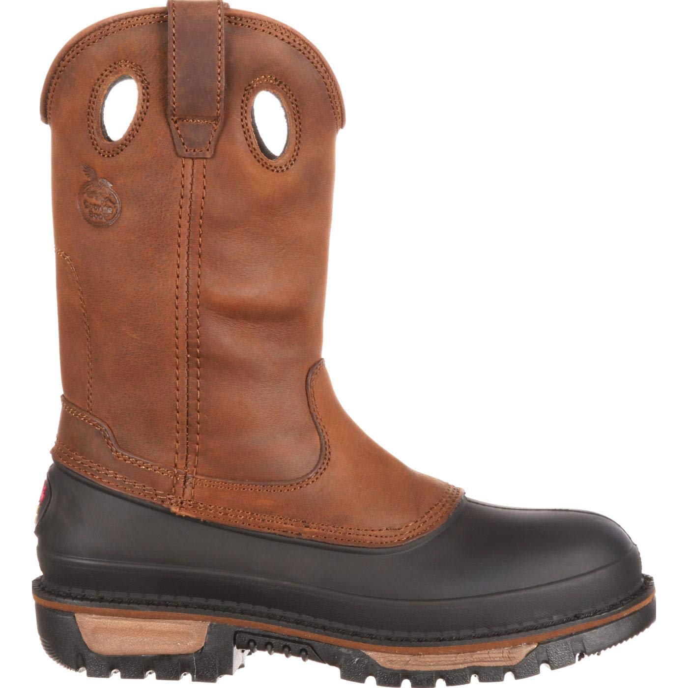 Georgia Boot Muddog Wellington Work Boot - Waterproof Steel Toe Men's Work Boots for Construction & Outdoor Use - Ideal for Farming, Landscaping & Heavy Duty Jobs