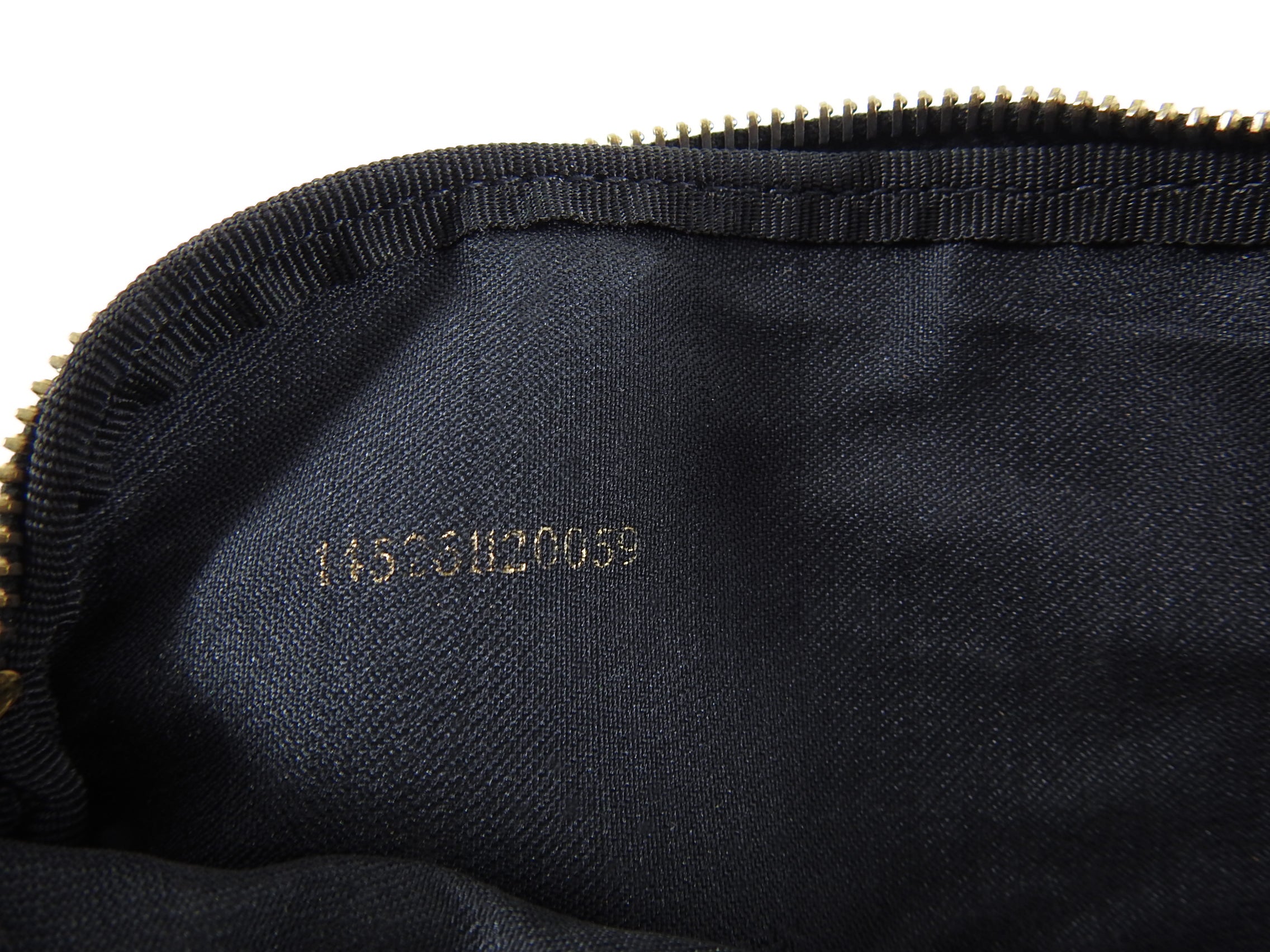 Fendi Vintage 1990s Black Coated Canvas Striped Small Crossbody Bag | Authentic Designer Shoulder Purse for Women | Perfect for Date Night, Travel & Everyday Use