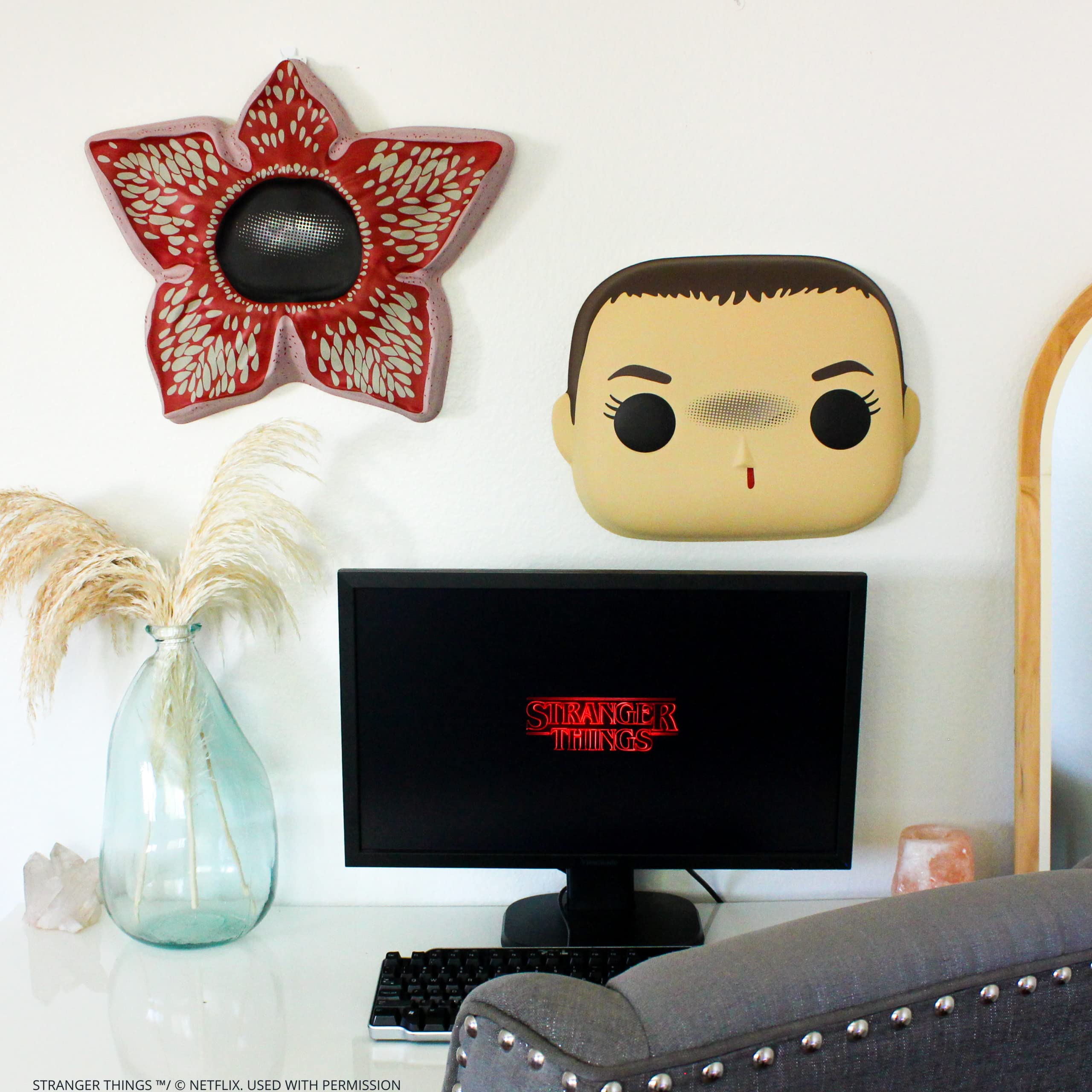 Stranger Things Eleven Pop! Mask - Funko Pop Costume Accessory for All Ages | Oversize Regular Fit | Perfect for Halloween, Cosplay, and Themed Parties