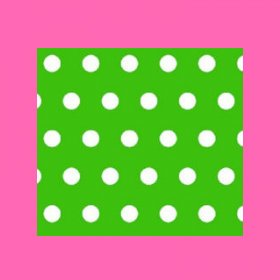 Hot Pink & Lime Green Dot
