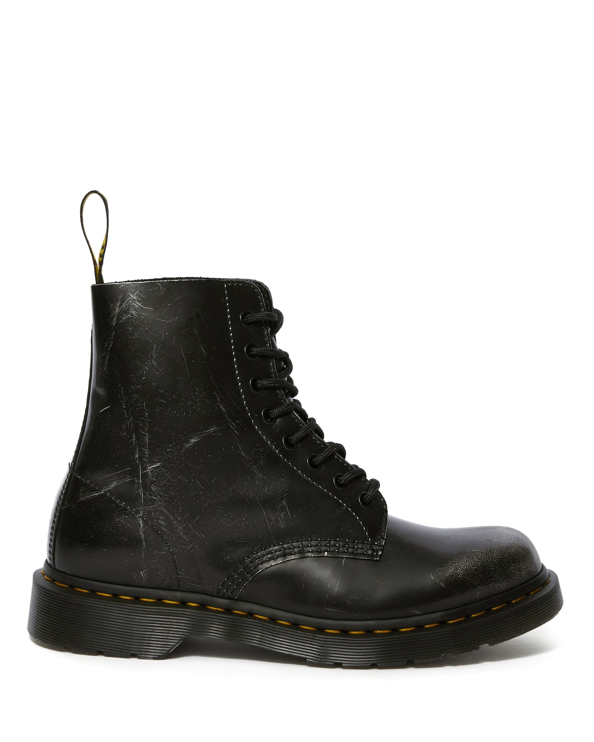 Dr. Martens 1460 Pascal Metallic Leather Lace-Up Boots for Women - Vintage Style Ankle Booties with Air-Cushioned Sole | Perfect for Punk Fashion, Concerts & Everyday Wear