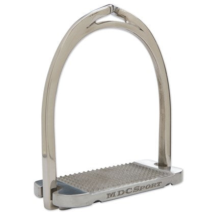 MDC Classic Stirrup - Equestrian Riding Stirrups for English & Western Saddles - Lightweight & Durable for Horseback Riding, Training & Competitions