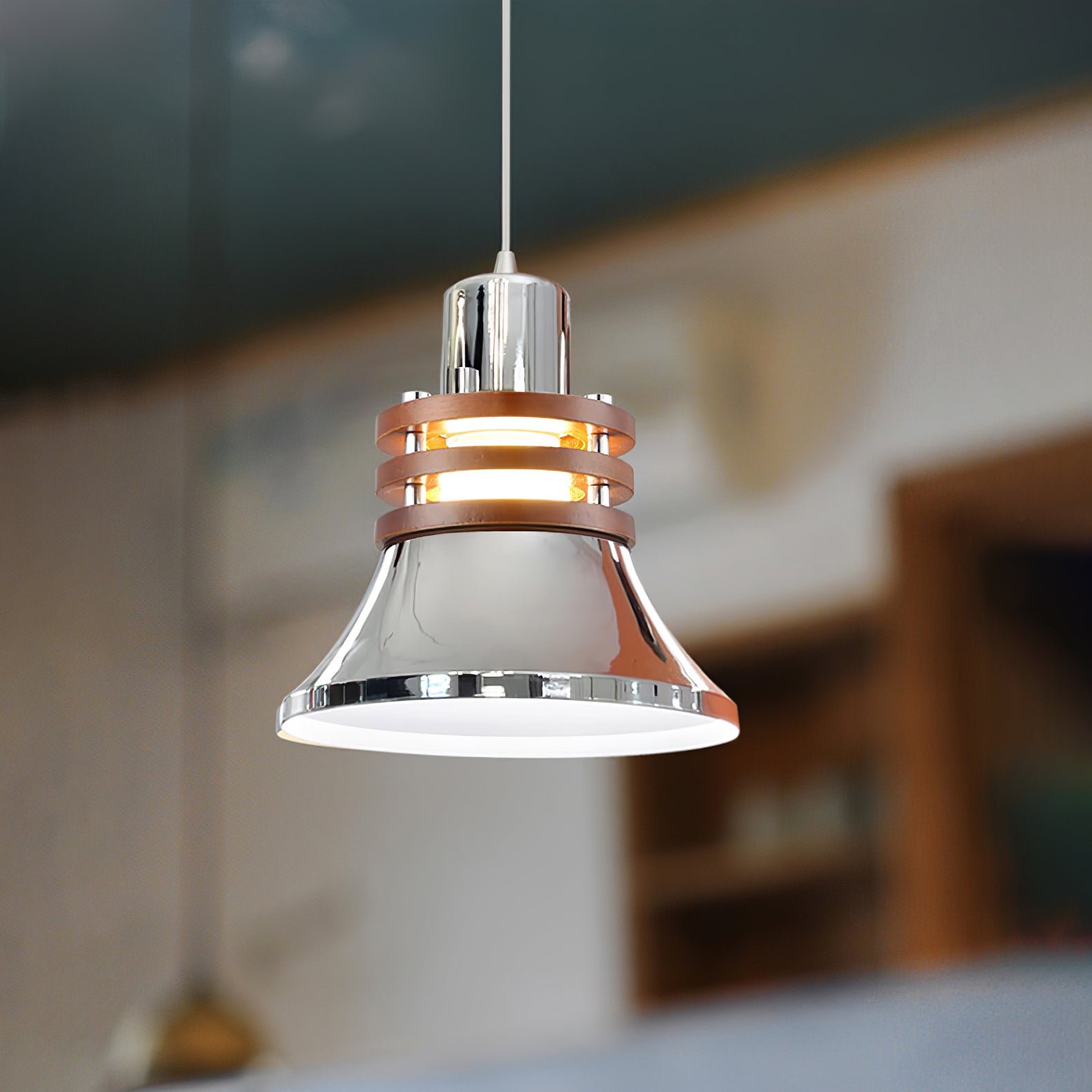Stylish Karry Pendant Light Fixture - Modern Hanging Chandelier for Dining Room, Kitchen Island & Bedroom Decor
