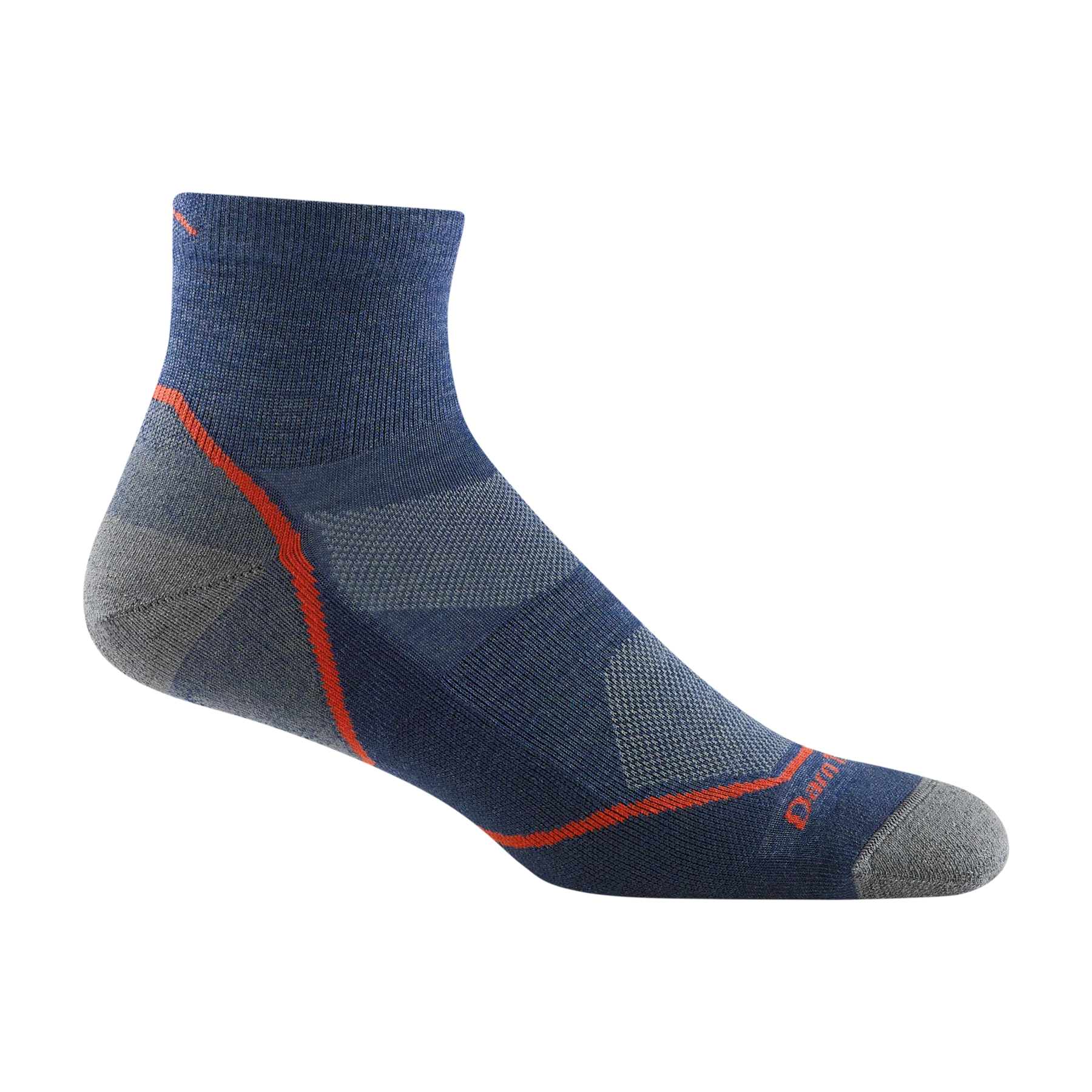 Darn Tough 1991 Light Hiker Quarter Socks - Lightweight Cushioned Hiking Socks for Men | Perfect for Outdoor Adventures & Daily Wear