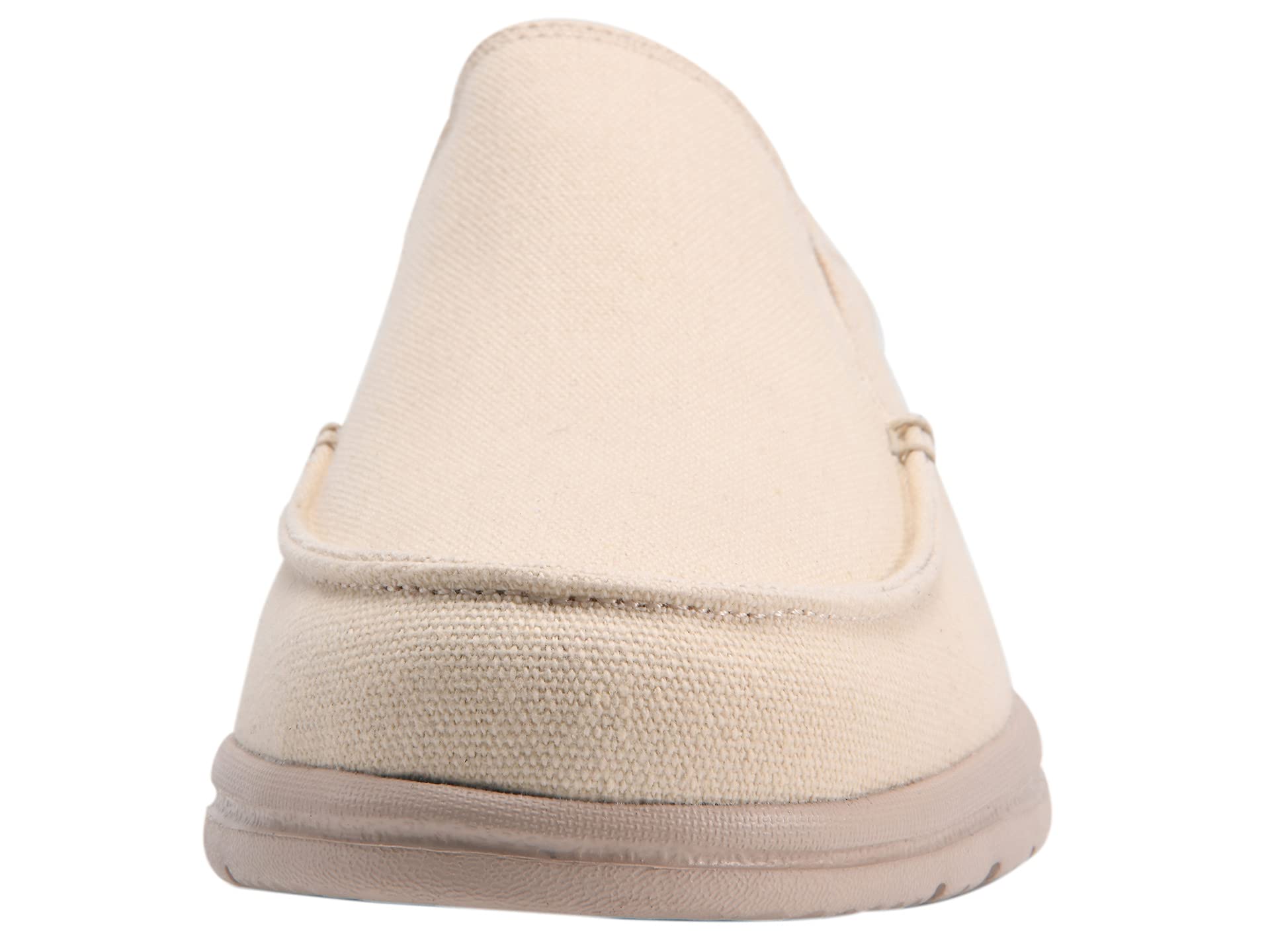 **Men's Slip On Canvas Loafers - Comfortable Boat Deck Shoes with Non-Slip Rubber Sole for Casual Wear, Walking & Travel**