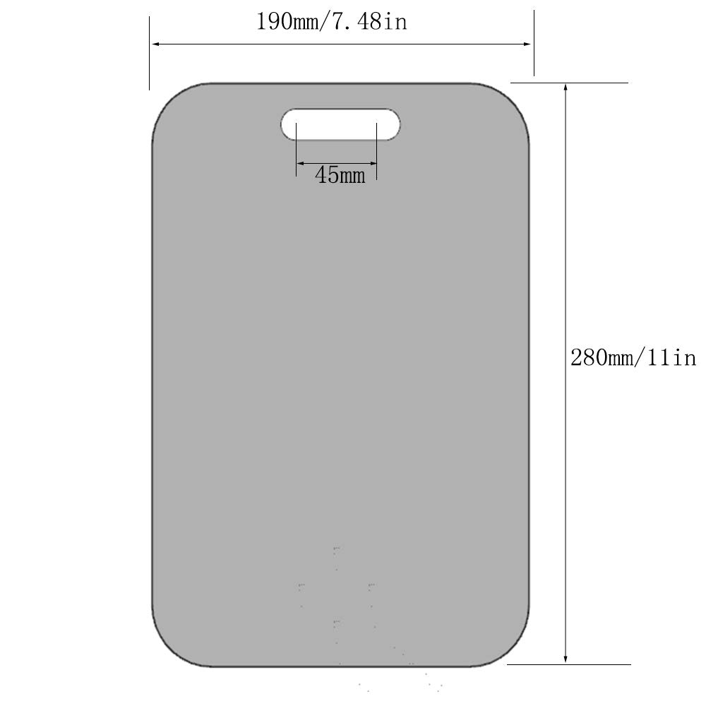 11x7.48 Inch Fogless Shower Mirror - Anti-Fog Bathroom Mirror for Shaving & Makeup - Frameless Wall Mounted Mirror with Shaver Hook - Perfect for Steam Showers & Small Bathrooms