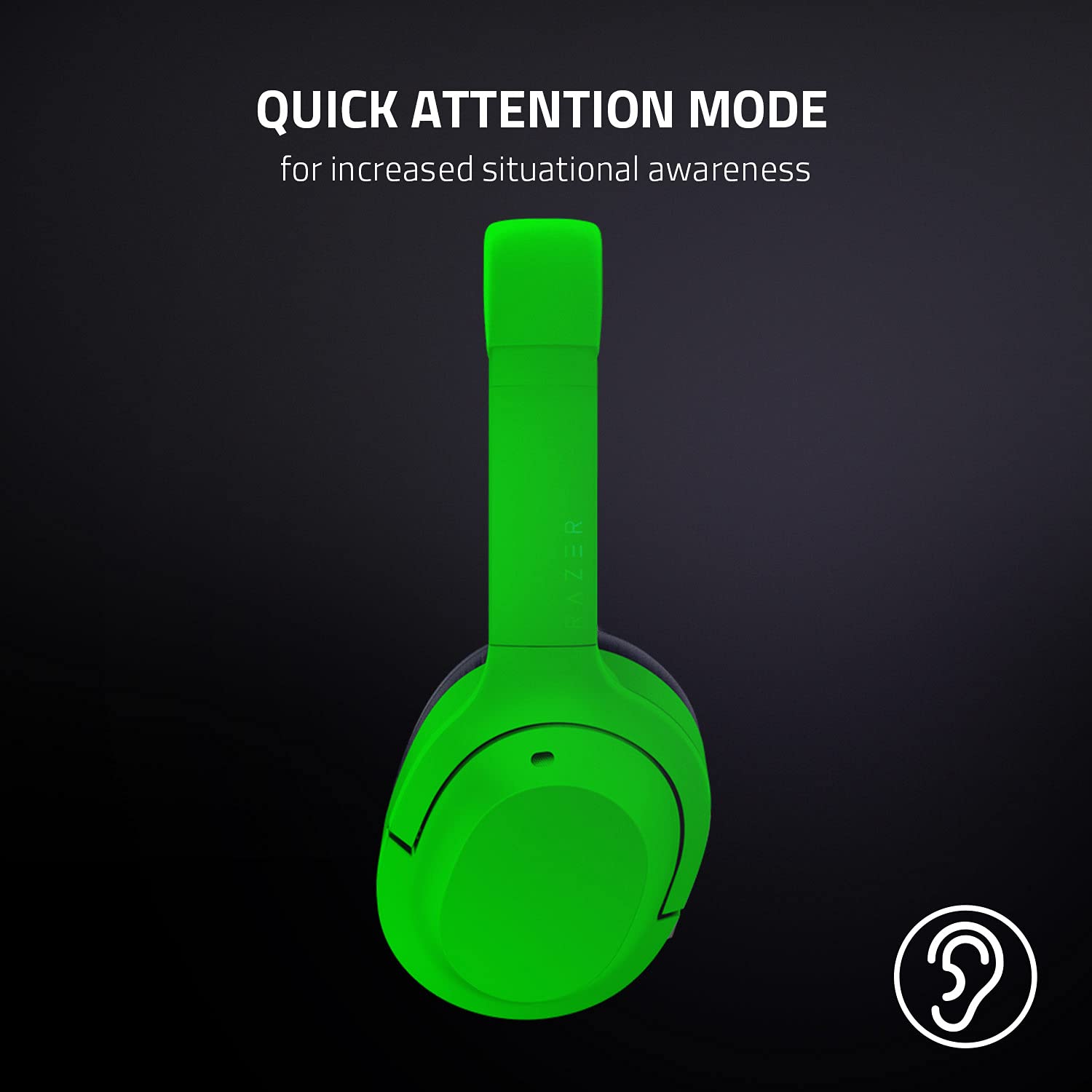 Razer Opus X Wireless ANC Headphones with Active Noise Cancellation, 40mm Drivers, Built-in Mic, 40H Battery Life - Quartz Pink for Gaming, Music & Work from Home