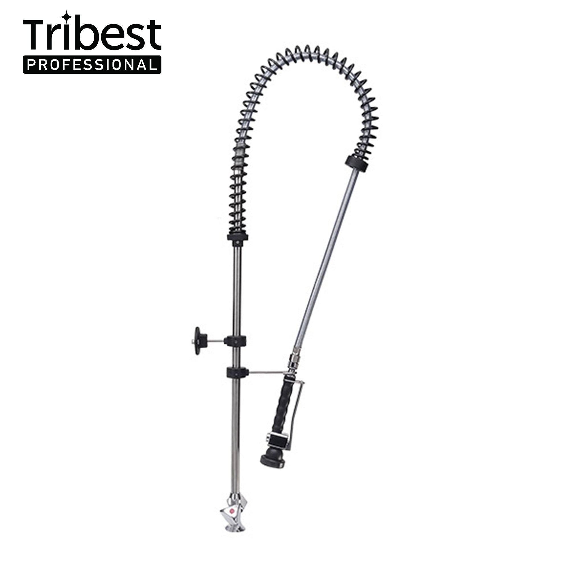 Cancan® MT01 Stainless Steel Sink Mounted Pre-Rinse Faucet - Commercial Kitchen Sprayer for Restaurants & Food Prep Areas