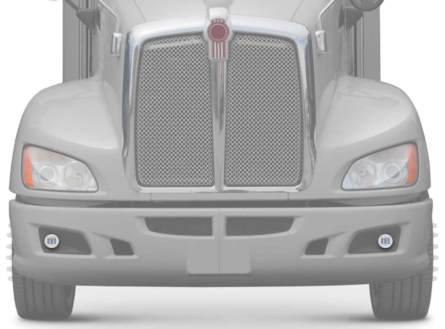 KOZAK Full LED Fog Lights with High Power LED Arches - Compatible with Kenworth T660 (Driver & Passenger Side) - Durable Truck Lighting for Night Driving & Foggy Conditions