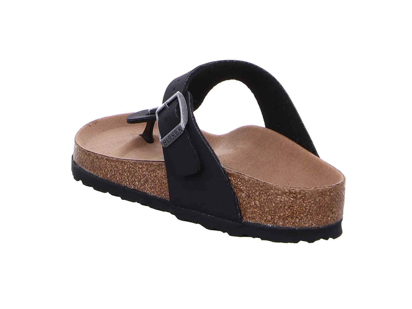 Birkenstock Gizeh Black Birkibuc Sandals - Women's Size 10 US | Comfortable Cork Footbed Sandals for Summer, Beach, Travel & Casual Wear