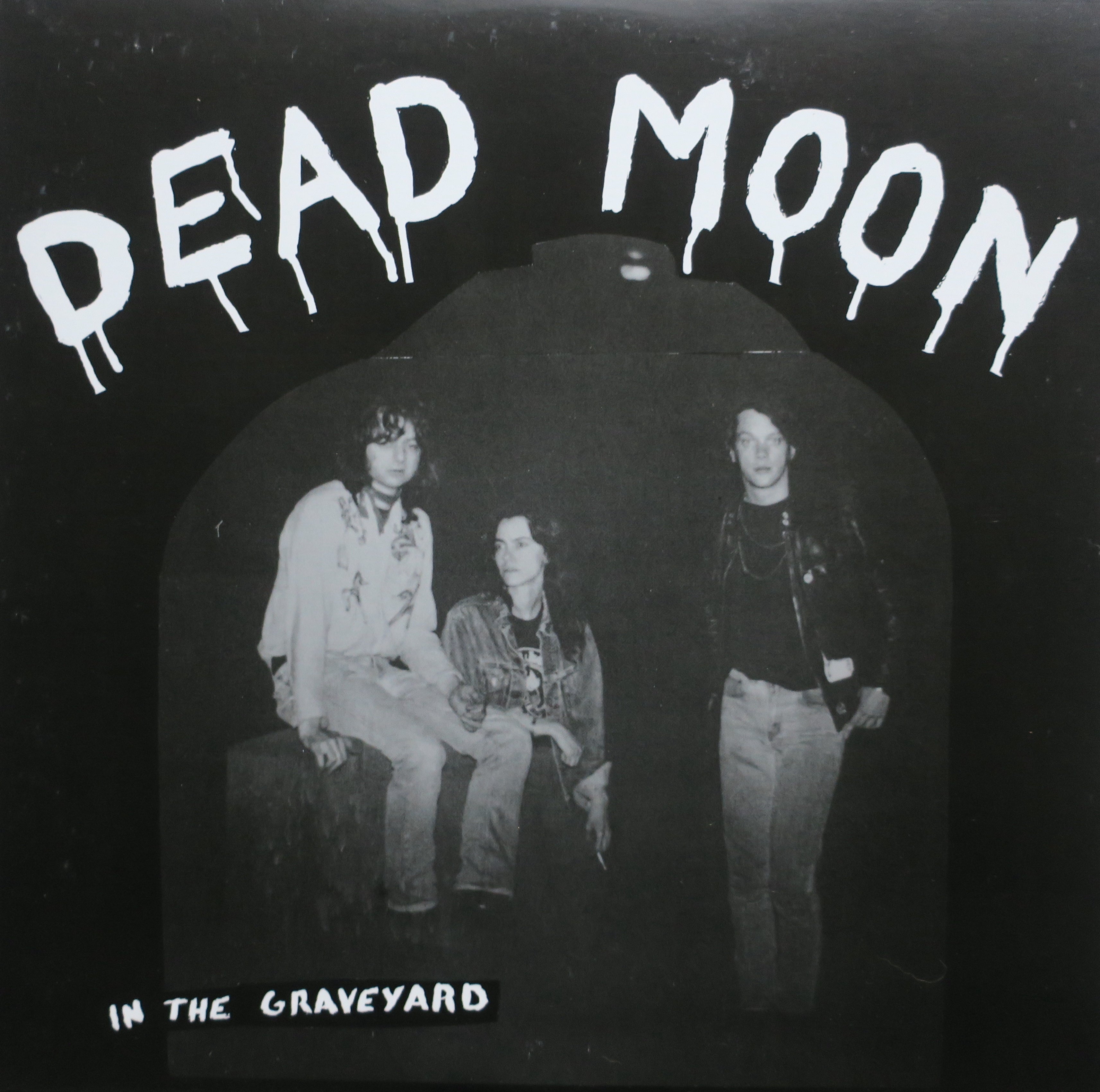 DEAD MOON 'In The Graveyard' Vinyl LP Record (1988 Garage Rock) - Perfect for Vintage Music Collectors & Rock Enthusiasts