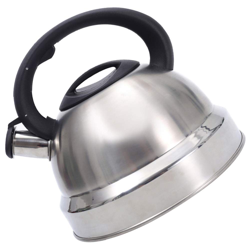 Premium Stainless Steel Whistling Tea Kettle - 2.5QT Thickened Bottom for Fast Boiling, Durable & Safe for Stovetop Use - Perfect for Tea, Coffee & Hot Water - Ideal for Home, Office & Camping