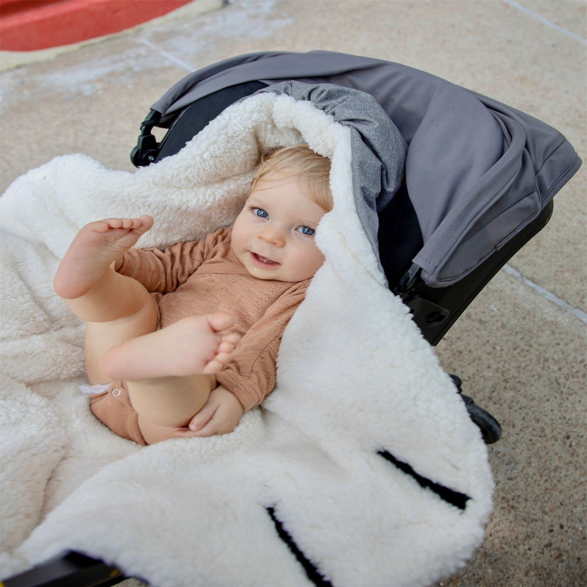 7AM Enfant Nido Cloud Baby Car Seat Cover - Soft & Breathable Infant Car Seat Canopy for Sun Protection - Perfect for Strollers, Shopping Carts & Traveling