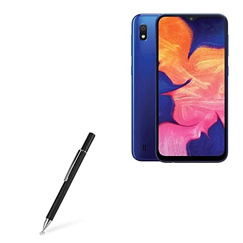 BoxWave FineTouch Capacitive Stylus Pen for Samsung Galaxy A10e - Ultra Precise Touch Screen Stylus with Jet Black Finish - Perfect for Drawing, Note Taking & Touchscreen Navigation