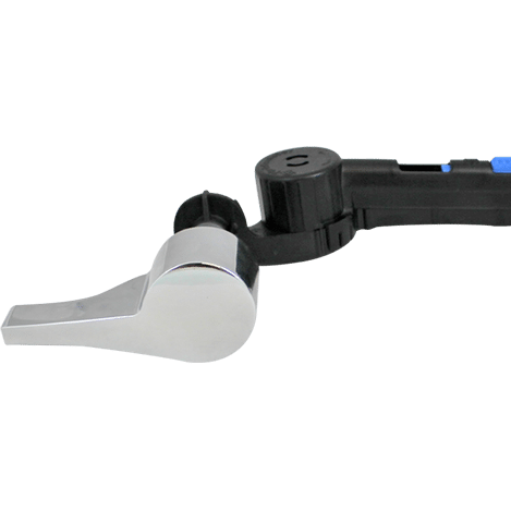 Fluidmaster 641 Perfect Fit™ Lever - Chrome Plated Toilet Flush Handle Replacement - Ideal for Home Bathroom & Commercial Restrooms