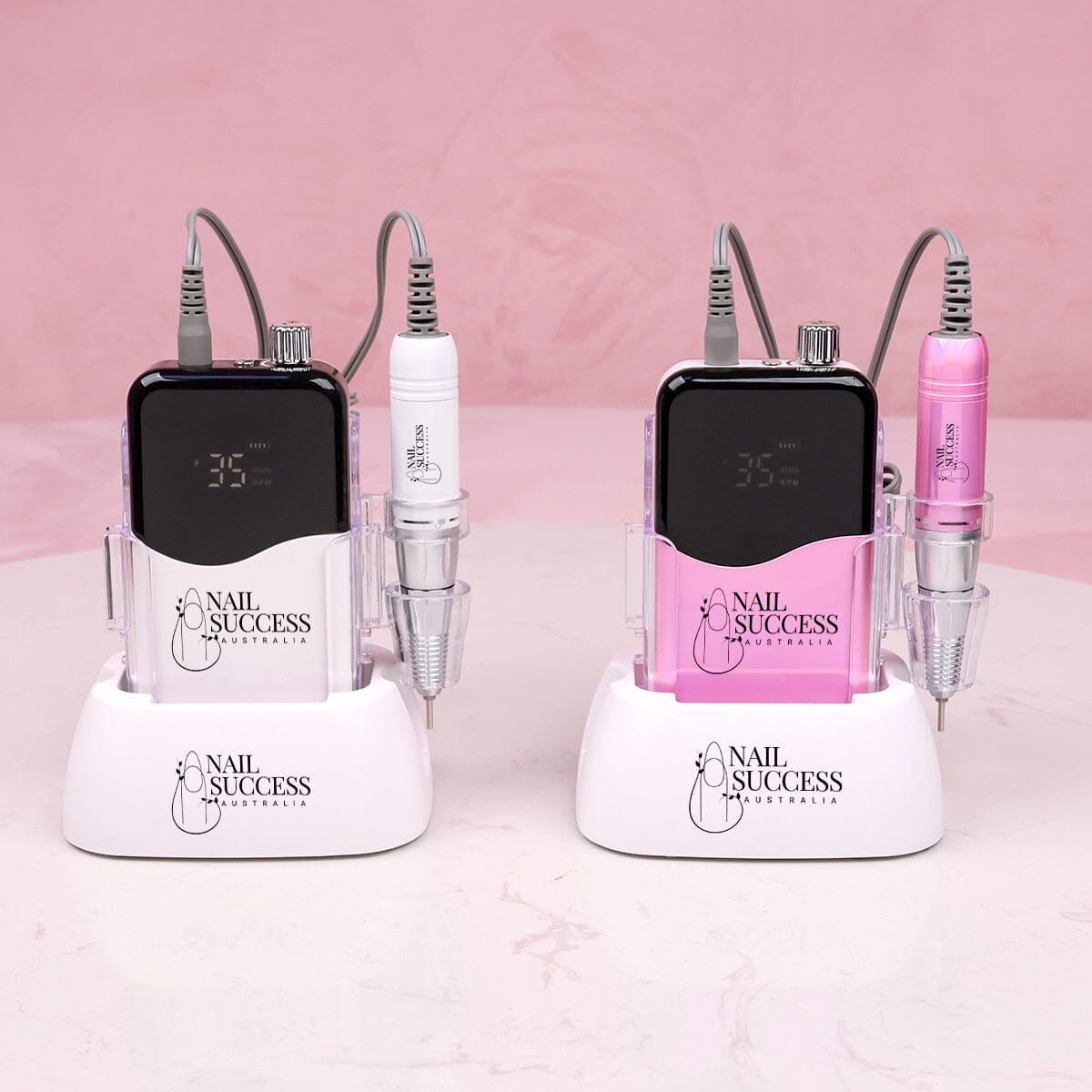 Professional Portable Nail Drill Kit for Manicures & Pedicures - Electric Nail File for Acrylic, Gel & Natural Nails - Perfect for Home & Salon Use