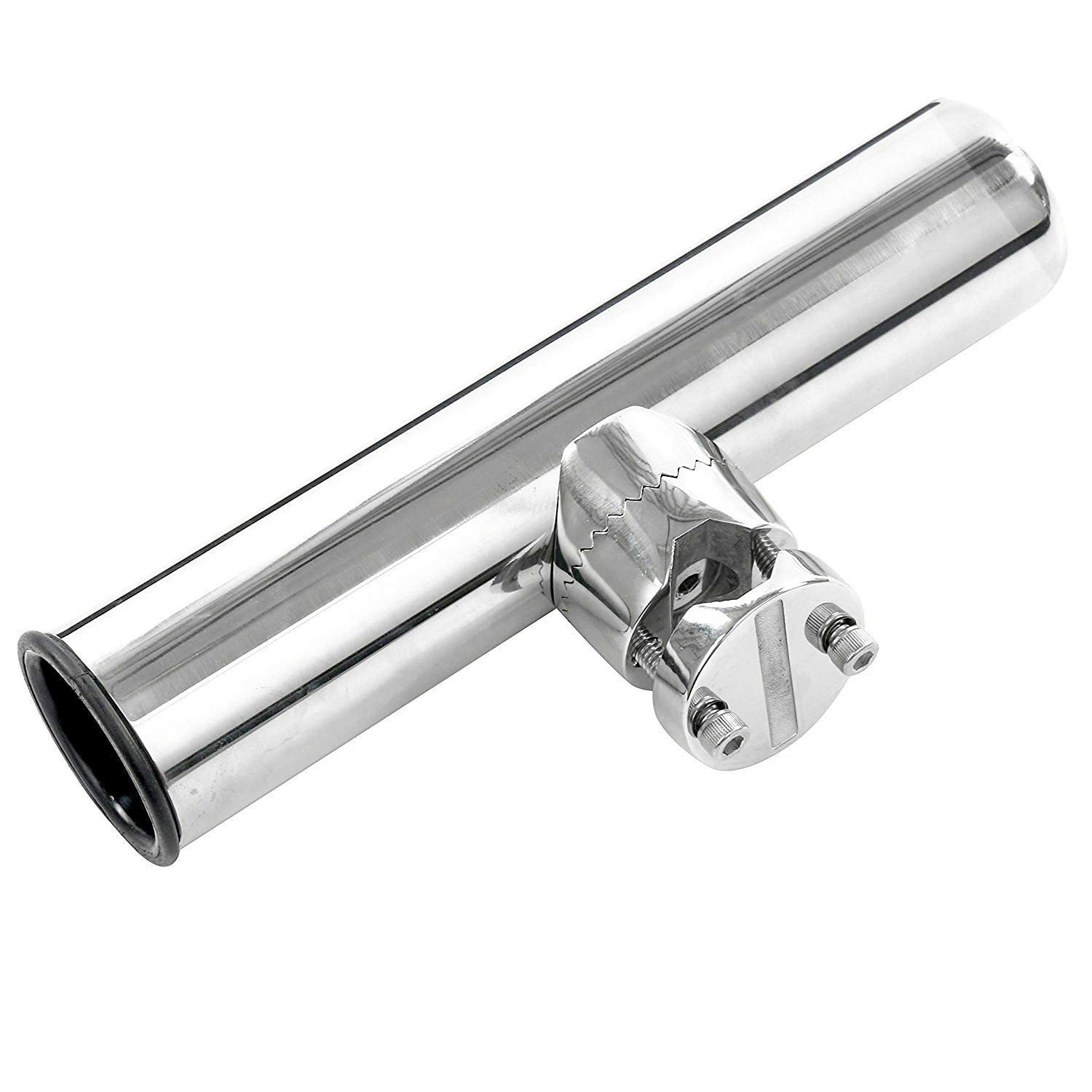 Premium Stainless Steel Fishing Rod Holder with Adjustable Clamp (7/8
