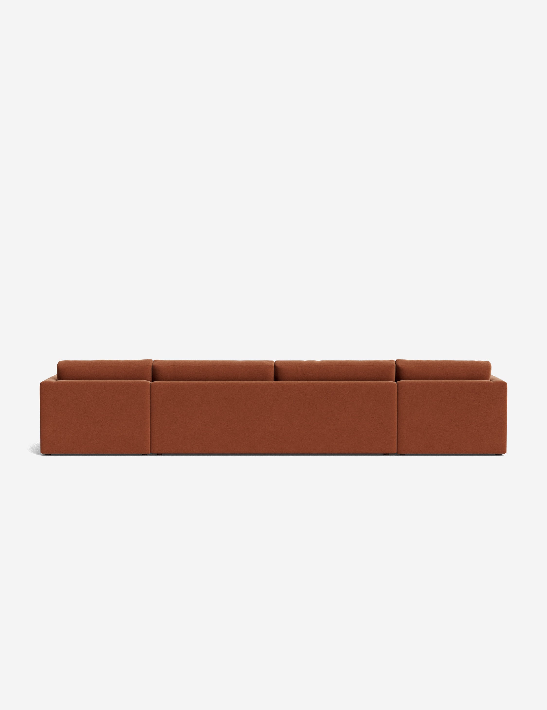 Durham U-Shaped Sectional Sofa - Modern L-Shaped Couch for Living Room, Family Room & Home Theater | Comfortable Fabric Sofa Set with Reversible Chaise