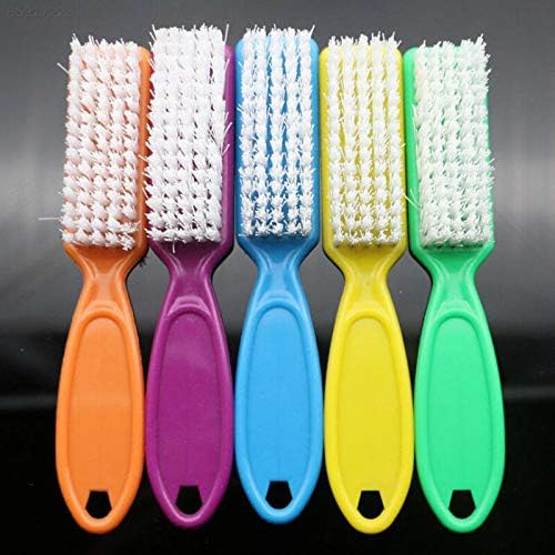 JIARKA Fingernail Cleaning Brush - 5 Pack Durable Nail Scrubber for Men & Women - Perfect for Salon, Home, and Travel Use