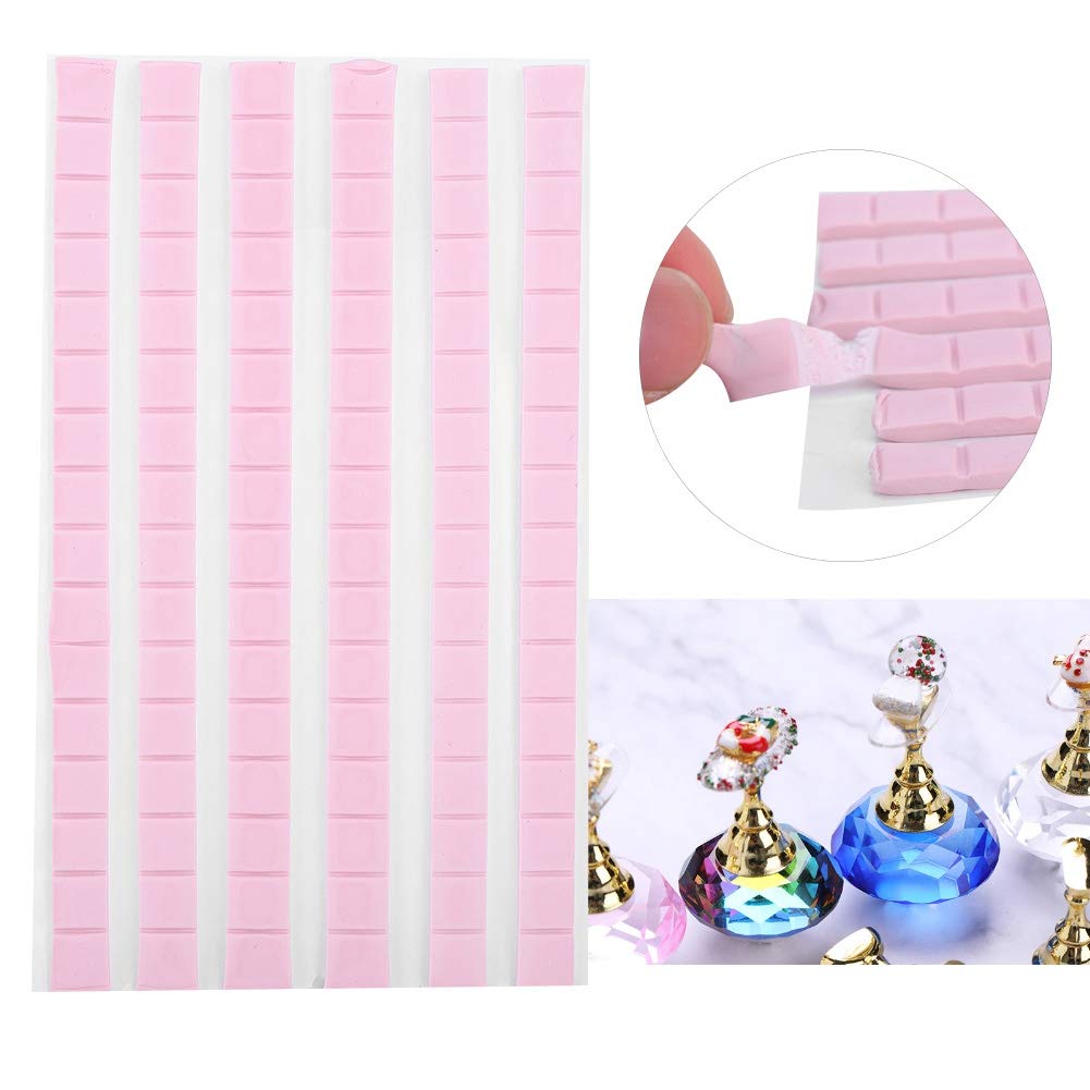 Professional Reusable Nail Adhesive Clay - Strong Viscous False Nail Tips Glue for Manicure & Nail Art - Perfect for Salon, Home Use & DIY Nail Extensions