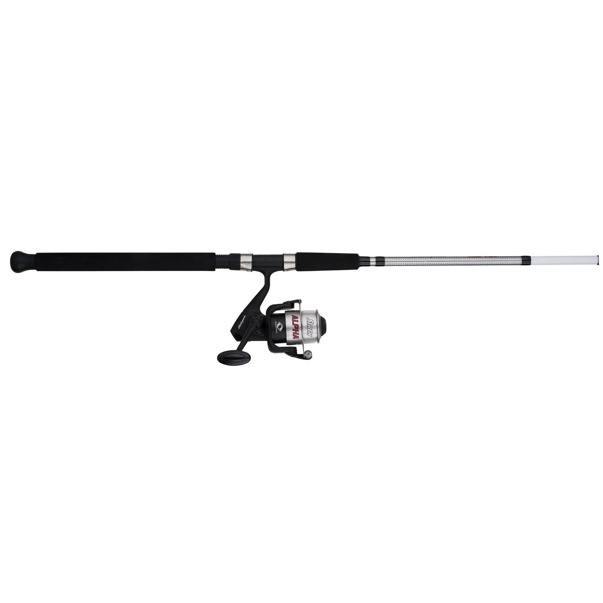 Alpha® Spinning Combo Fishing Rod and Reel Set - Lightweight Graphite Freshwater/Saltwater Combo for Bass, Trout, and Walleye - Perfect for Shore Fishing, Boat Angling, and Kayak Adventures