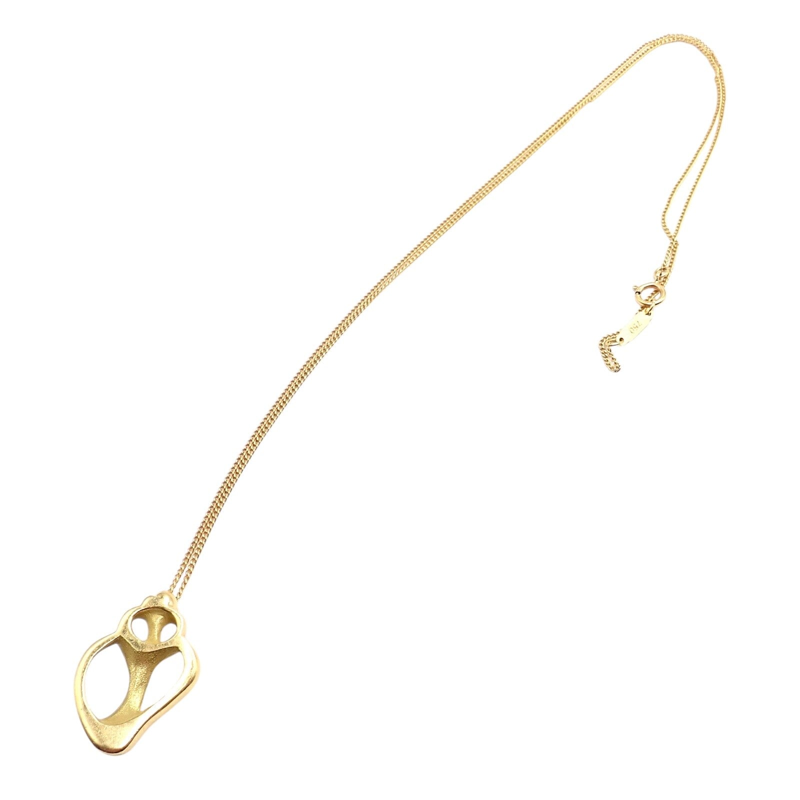 Vintage Tiffany & Co 18K Yellow Gold Seashell Pendant Necklace - Authentic 1980s Jewelry for Women, Perfect Gift for Anniversary, Birthday & Special Occasions