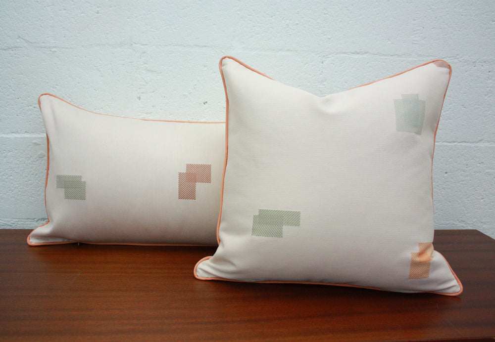 Maharam Blush Darning Pillow - Premium Decorative Throw Pillow for Sofa, Bed & Home Decor - Perfect for Living Room, Bedroom & Nursery Accents