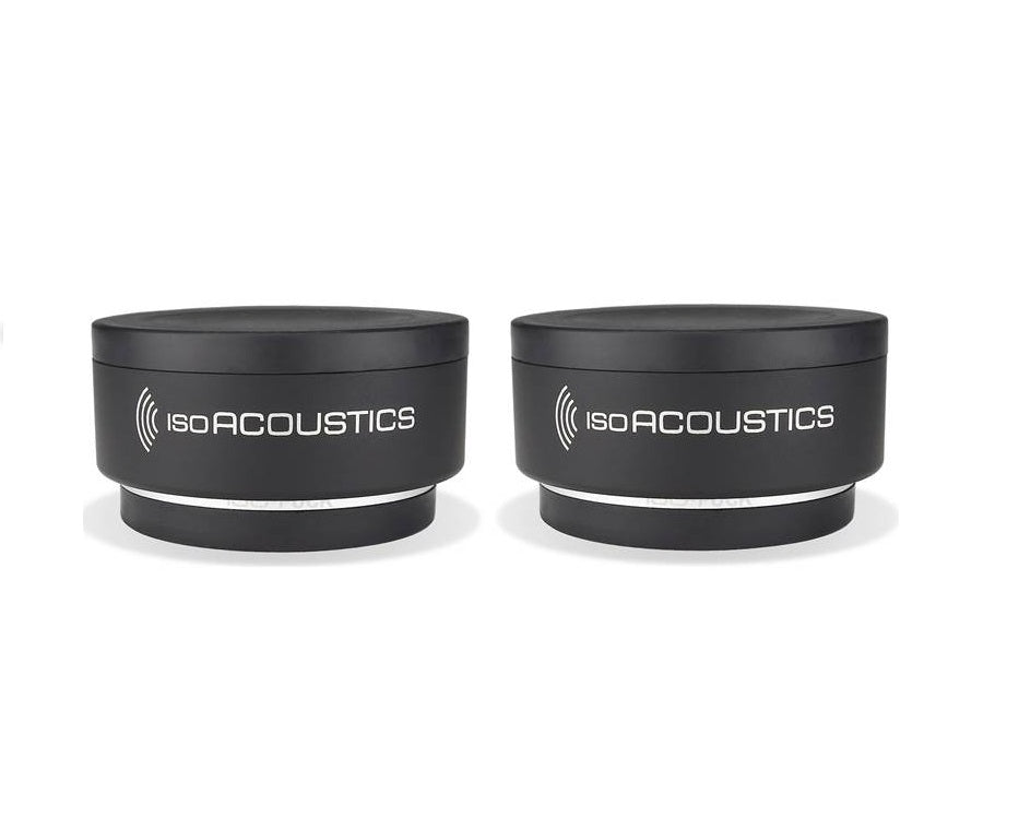 IsoAcoustics ISO PUCK Vibration Isolators (2 Pack) - Premium Speaker & Studio Monitor Isolation Feet for Enhanced Audio Clarity - Perfect for Home Studios, DJ Setups, and Hi-Fi Systems