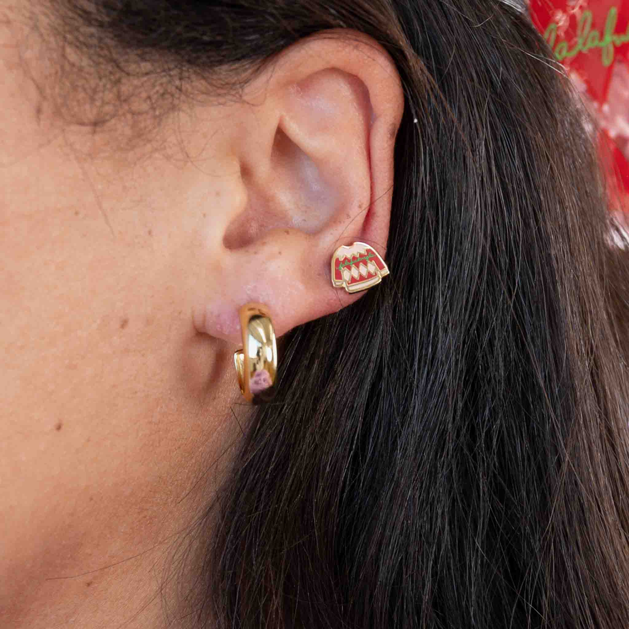 Colette Hoops - Elegant Gold-Plated Hoop Earrings for Women, Trendy & Lightweight Everyday Jewelry Gift (Perfect for Parties, Work & Casual Wear)