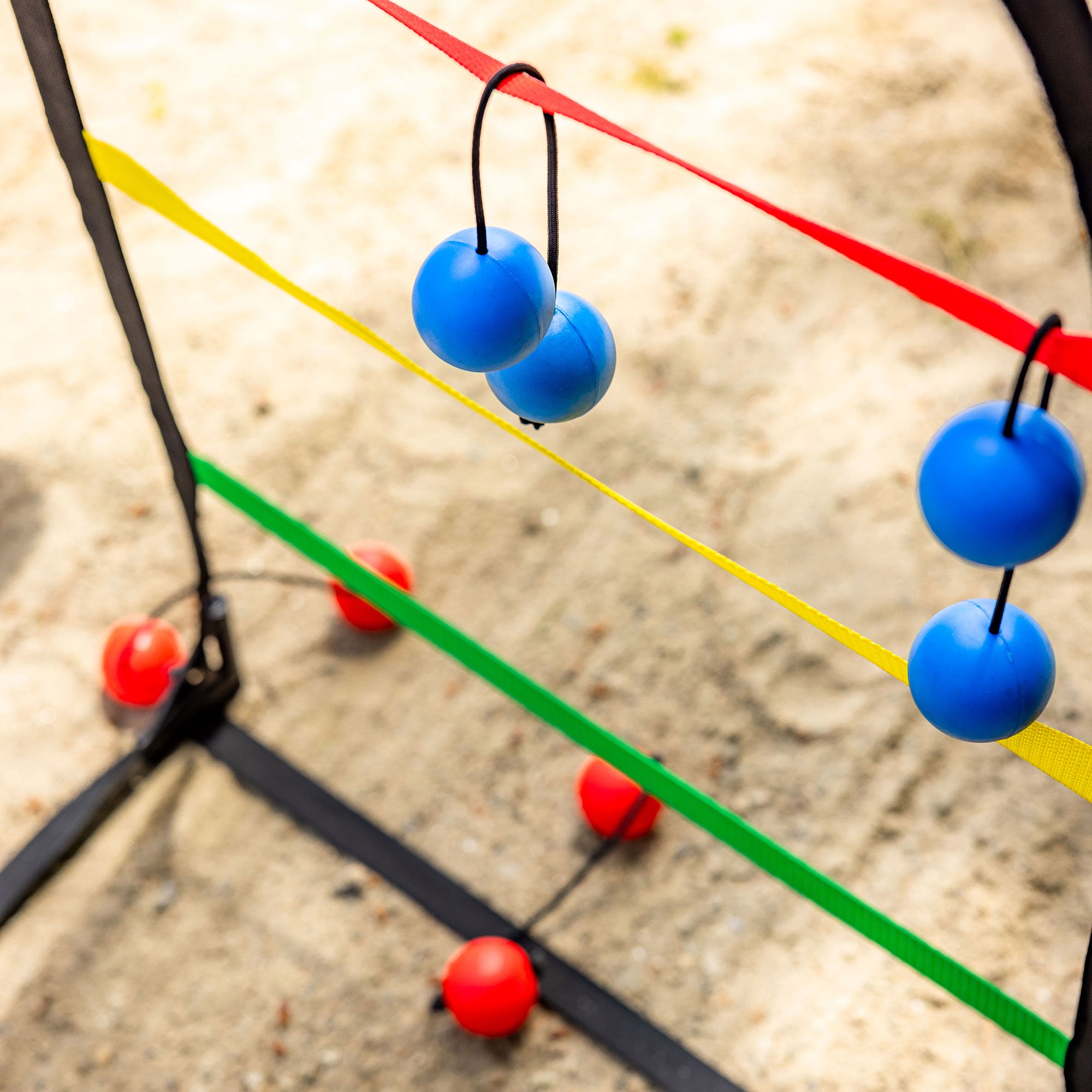 Premium Pop-Up Ladderball Game Set - Outdoor Lawn Backyard Tossing Game for Adults & Kids - Perfect for Camping, BBQs, Picnics, and Tailgating Parties