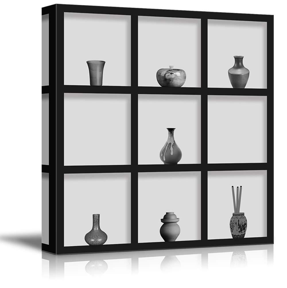 Wall26 16x16 Inches Canvas Wall Art - Ceramic Jug Paintings, Framed Canvas Prints for Home Decor, Perfect for Bedroom, Living Room, and Office Spaces
