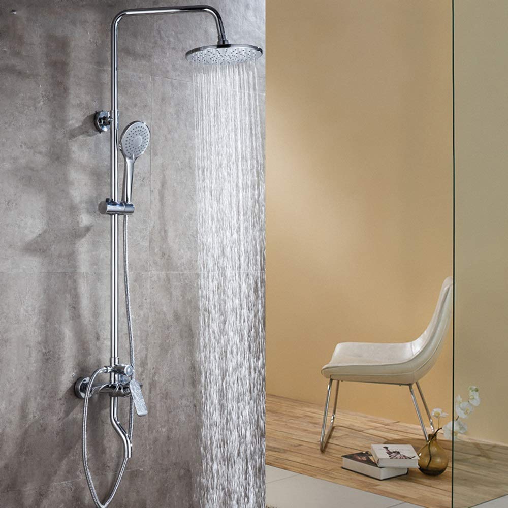 Premium 3-Speed Multi-Function Shower Set with Cold Shower Option - Durable Copper Bathroom Faucet for Luxurious Spa Experience at Home | Perfect for Master Bathrooms & Guest Suites
