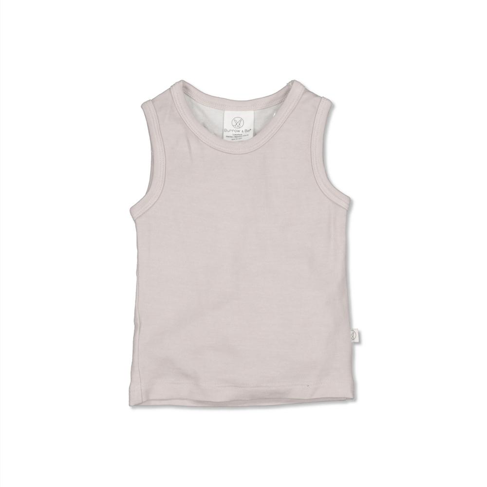 Premium White Sand Merino Bamboo Singlet for Women - Soft Breathable Undershirt for Layering, Yoga & Everyday Comfort