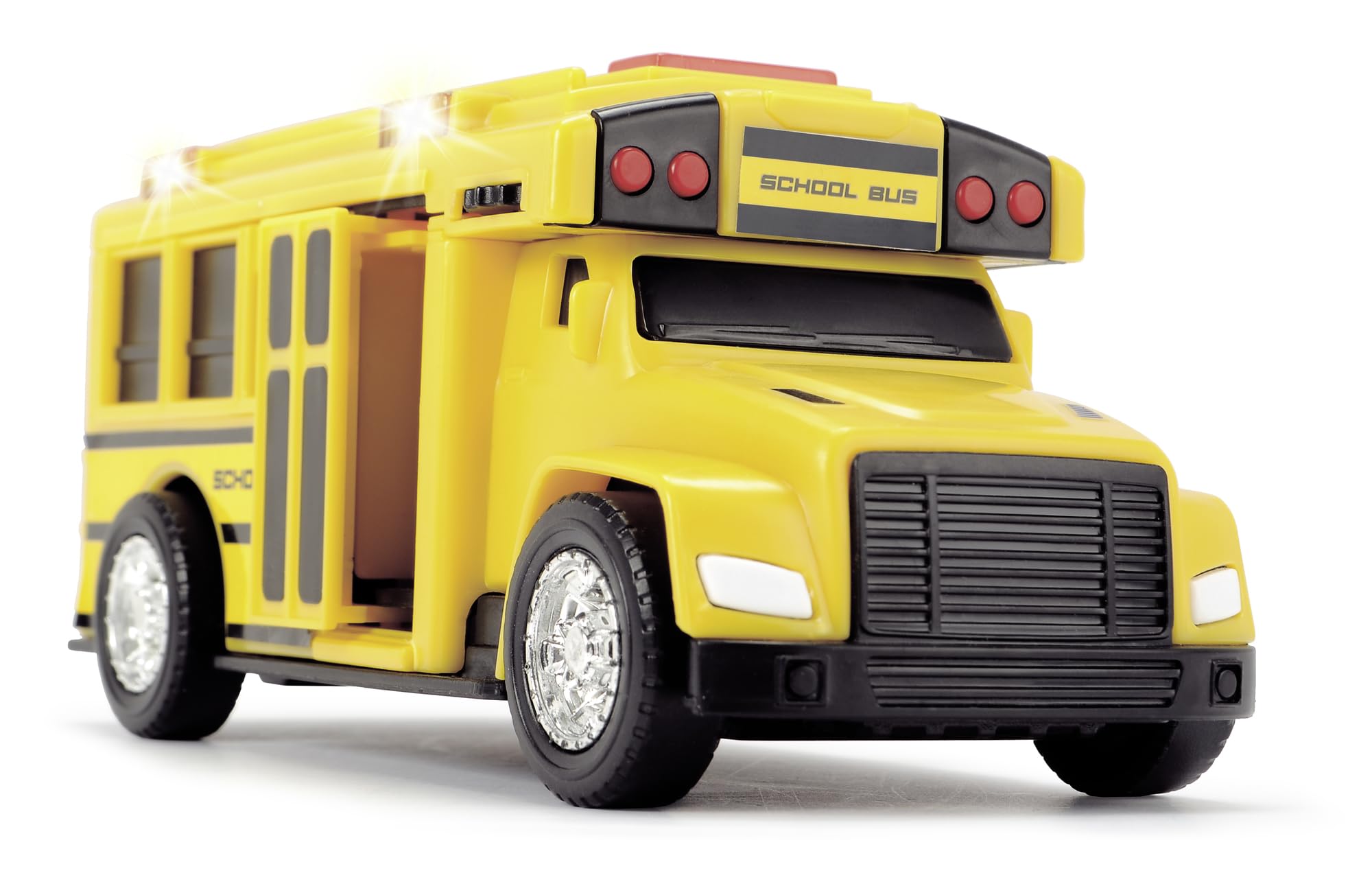Dickie Toys Hong Kong Ltd - Action School Bus Toy for Kids, Realistic Play Vehicle with Lights & Sounds - Perfect for Pretend Play, School Role-Playing & Collectible Display