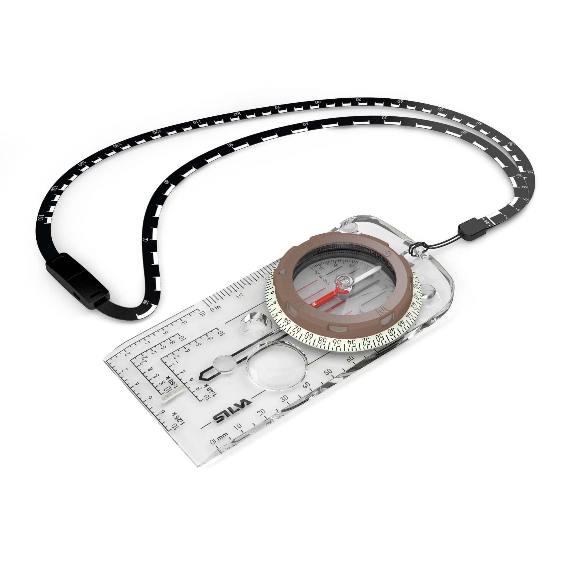 Silva Military Base Plate 5 6400/360 Compass - Professional Navigation Tool for Hiking, Camping & Outdoor Adventures