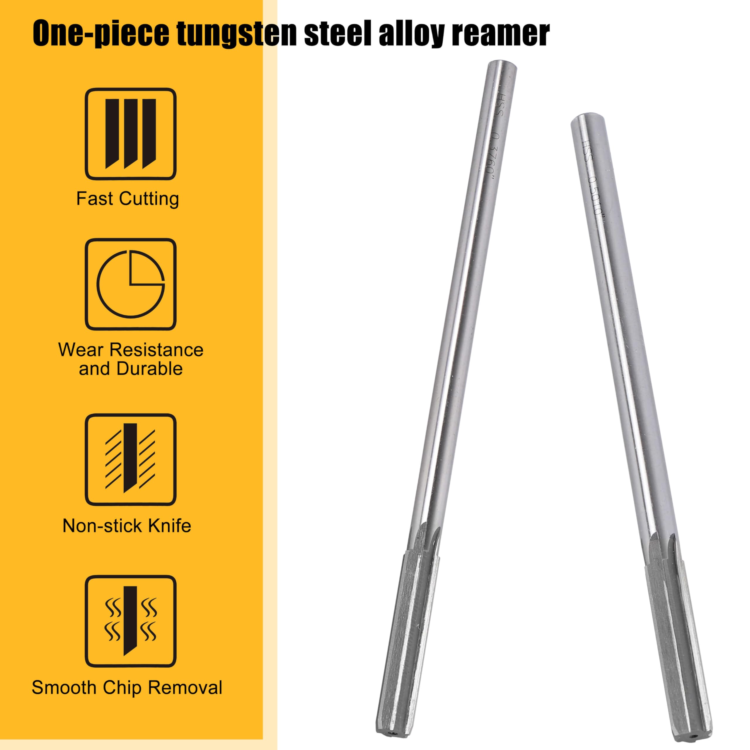 14pcs HSS Chucking Reamer Set (0.1240