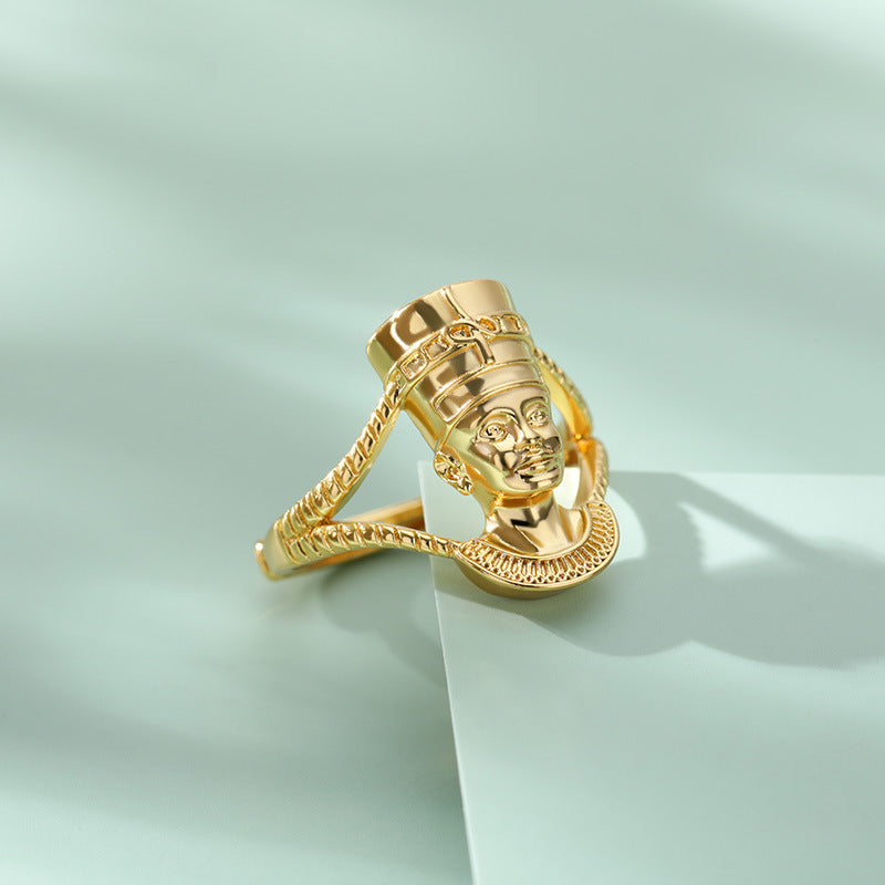 Indian Double Layered Couple Rings for Men & Women - Elegant Matching Wedding Bands & Anniversary Jewelry Gifts for Him & Her