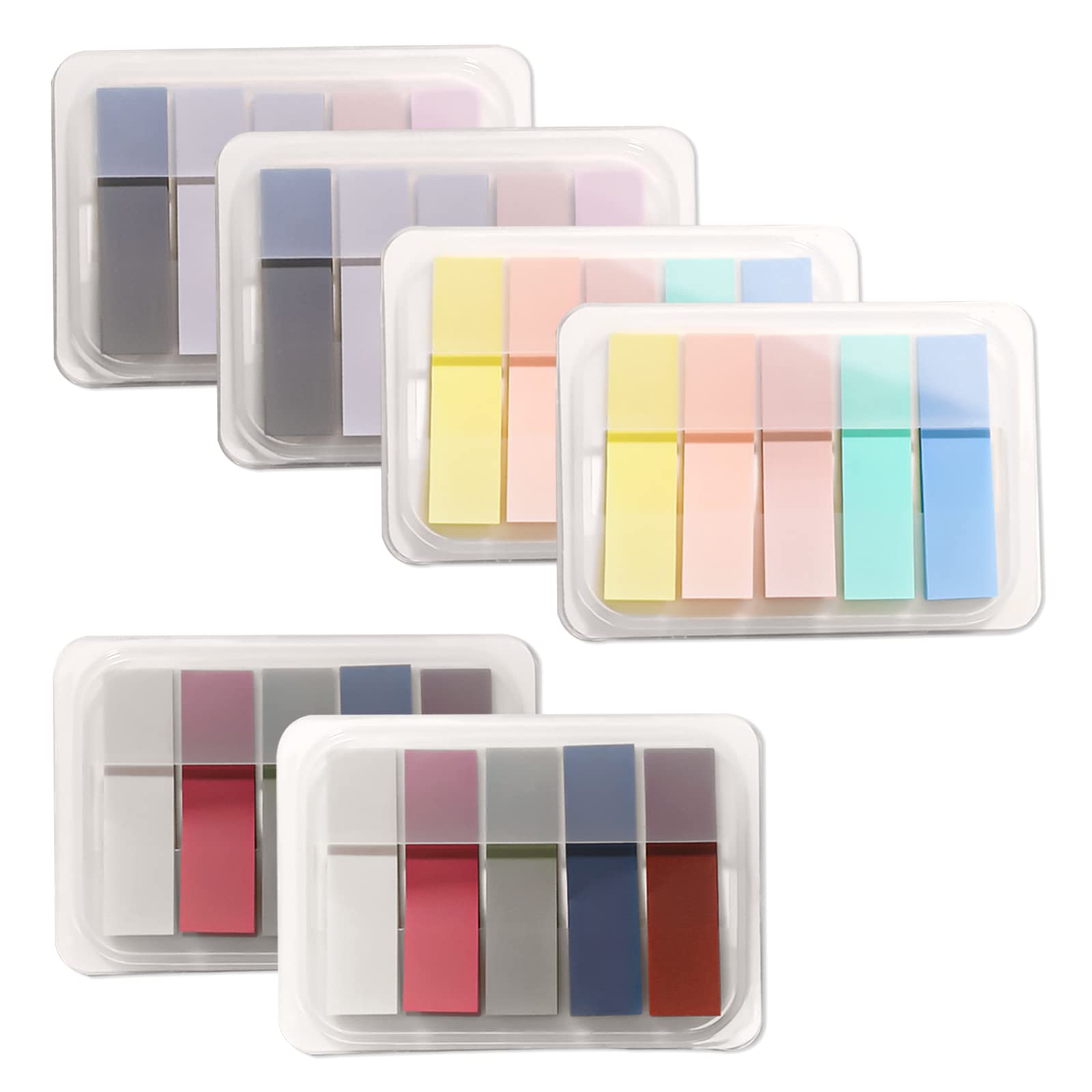 Pastel Colored Sticky Notes Tabs - 15 Colors, 600Pcs Writable Page Markers for Books & Notebooks | Adhesive Index Tabs, File Flags for Office, School & Study Organization