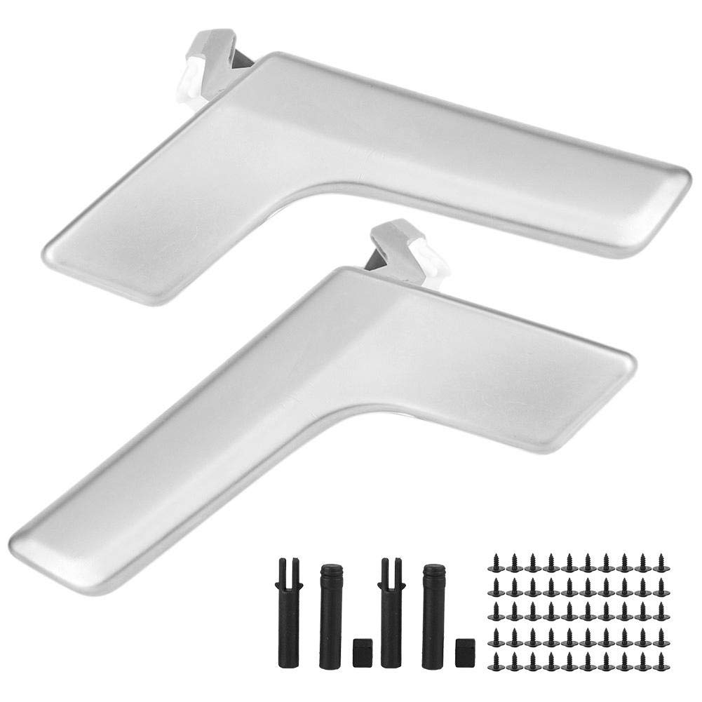 **Replacement Inside Door Handles for Mercedes C-Class 2009-2016 - Left & Right Pair Silver Interior Door Handle Repair Kit | Perfect for DIY Car Interior Upgrades & Maintenance**
