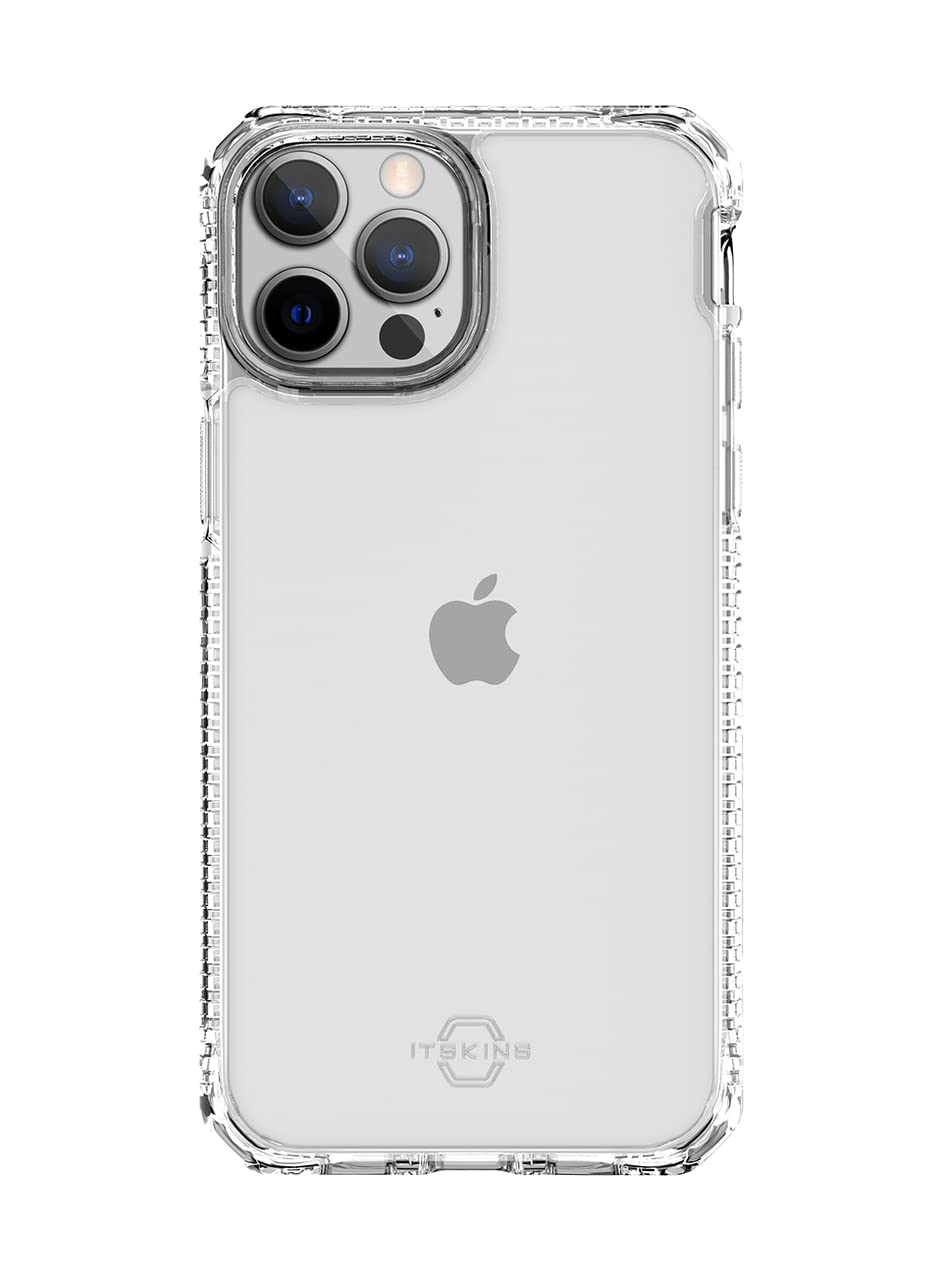 ITSKINS Hybrid Clear Protective Phone Case for iPhone 13 Pro - Slim Anti-Yellowing Shockproof Cover with Military-Grade Protection | Perfect for Outdoor Activities, Work & Everyday Use