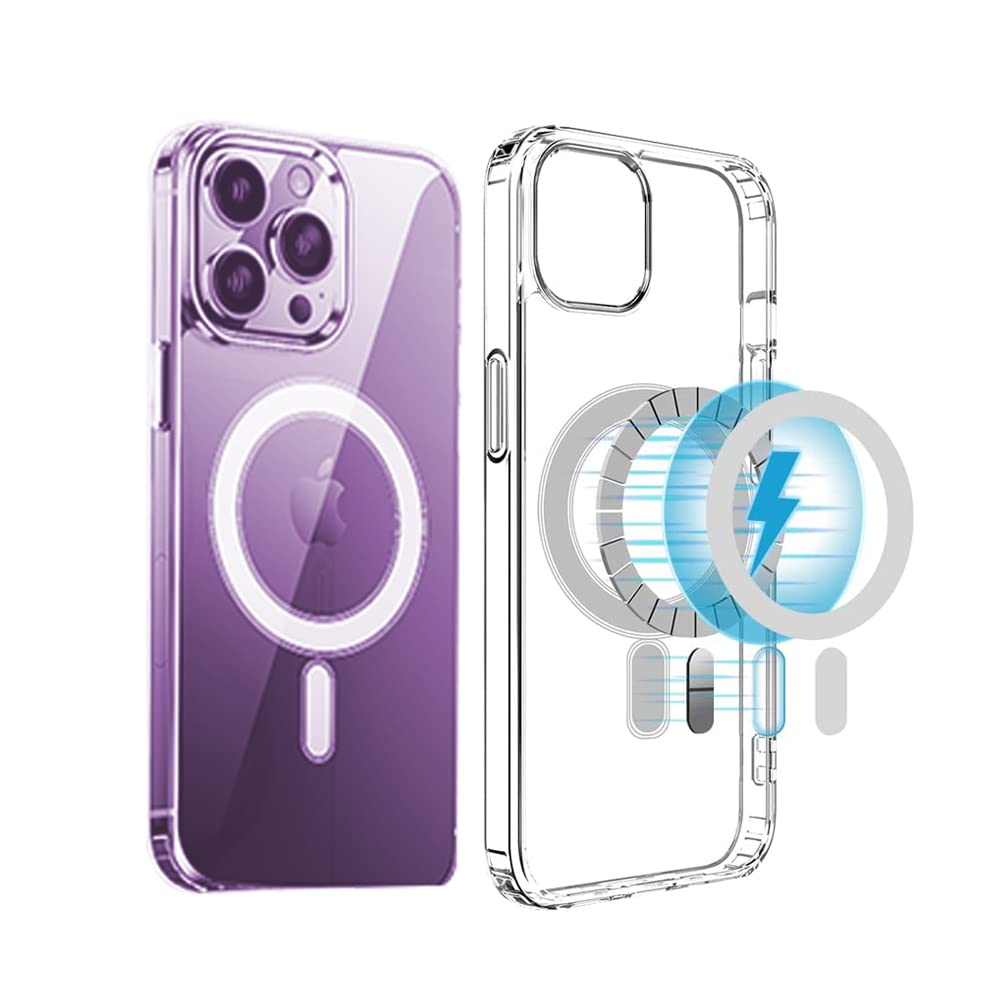 Magnetic Clear iPhone 14 Pro Case (6.7
