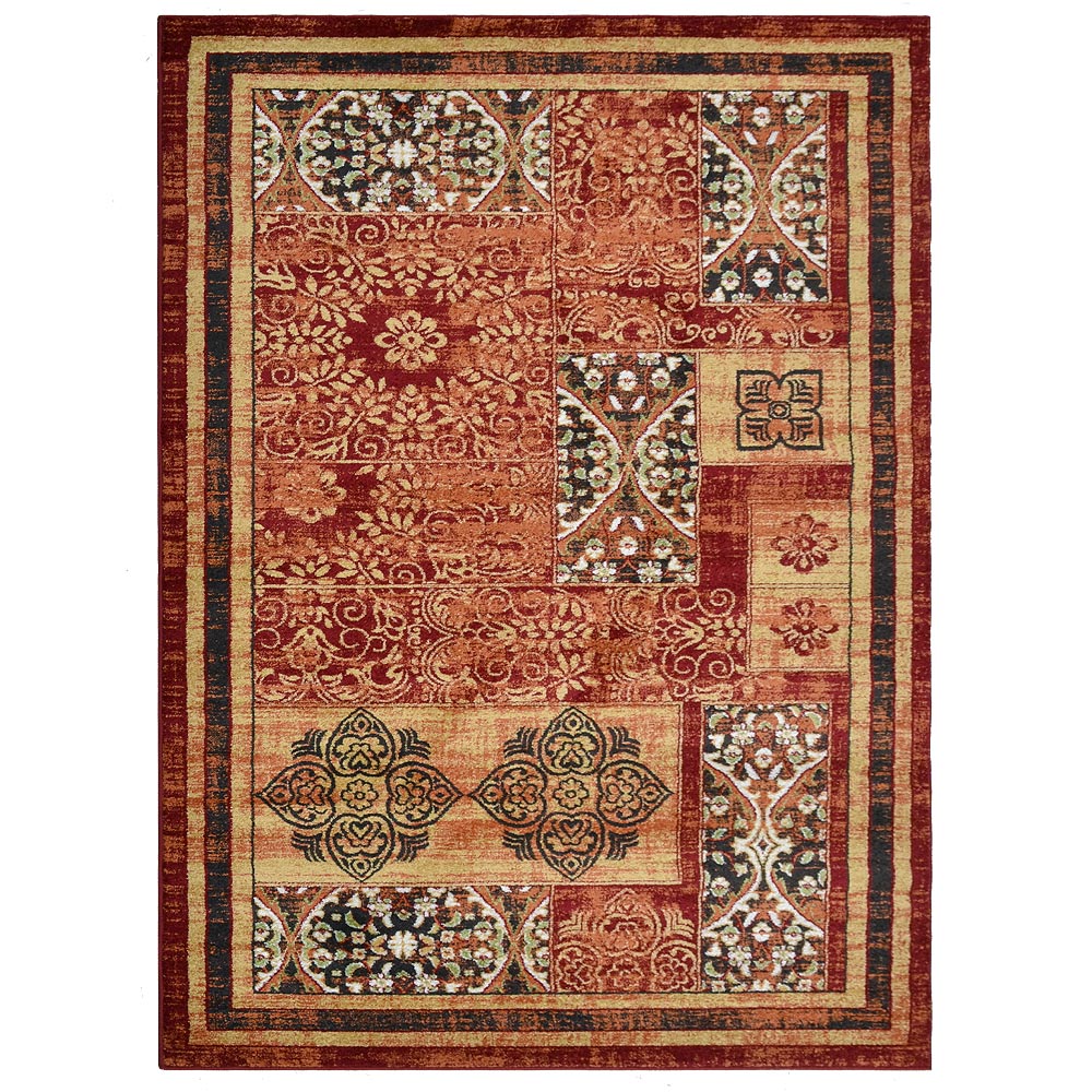 Dynaroma Machine Woven Rug - Soft & Durable Area Rug for Living Room, Bedroom, Dining Room - Non-Slip & Stain Resistant - Perfect for Home Decor & High Traffic Areas