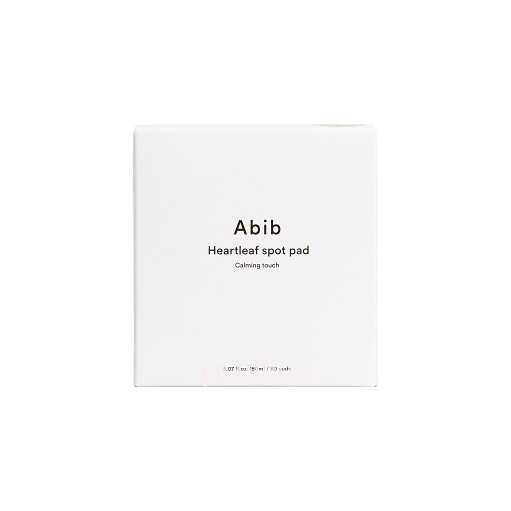 Abib Heartleaf Spot Pad Calming Touch 80pads - Soothing Acne Treatment for Sensitive Skin | Perfect for Post-Workout, Travel & Daily Skincare Routine