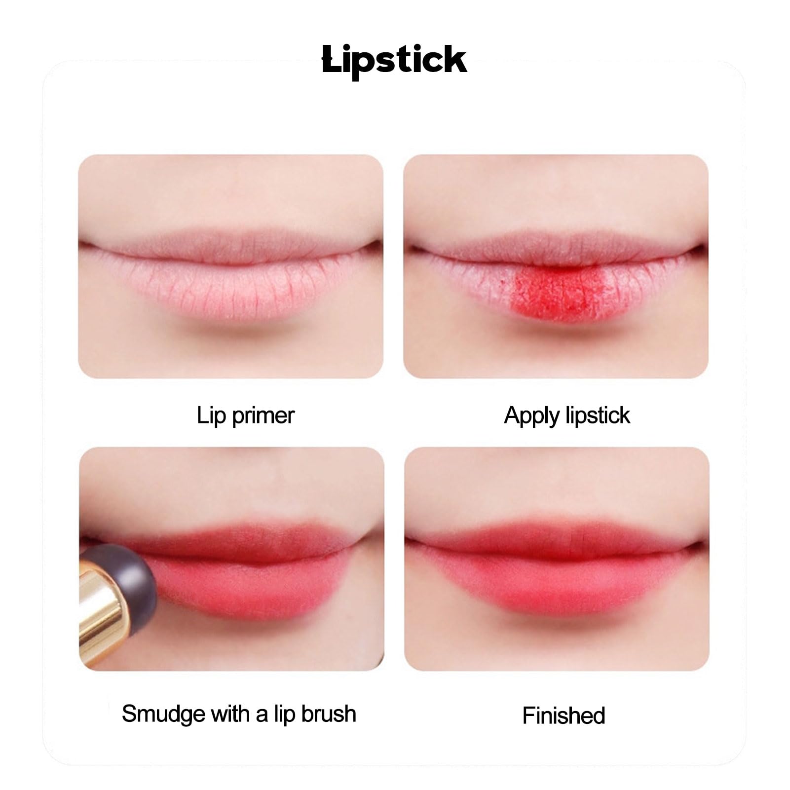 3PCS Professional Retractable Lip Brush - Dustproof Lipstick & Lip Gloss Applicator for Precise Makeup (2 Pink & Black) | Perfect for Home, Travel & Professional Makeup Kits