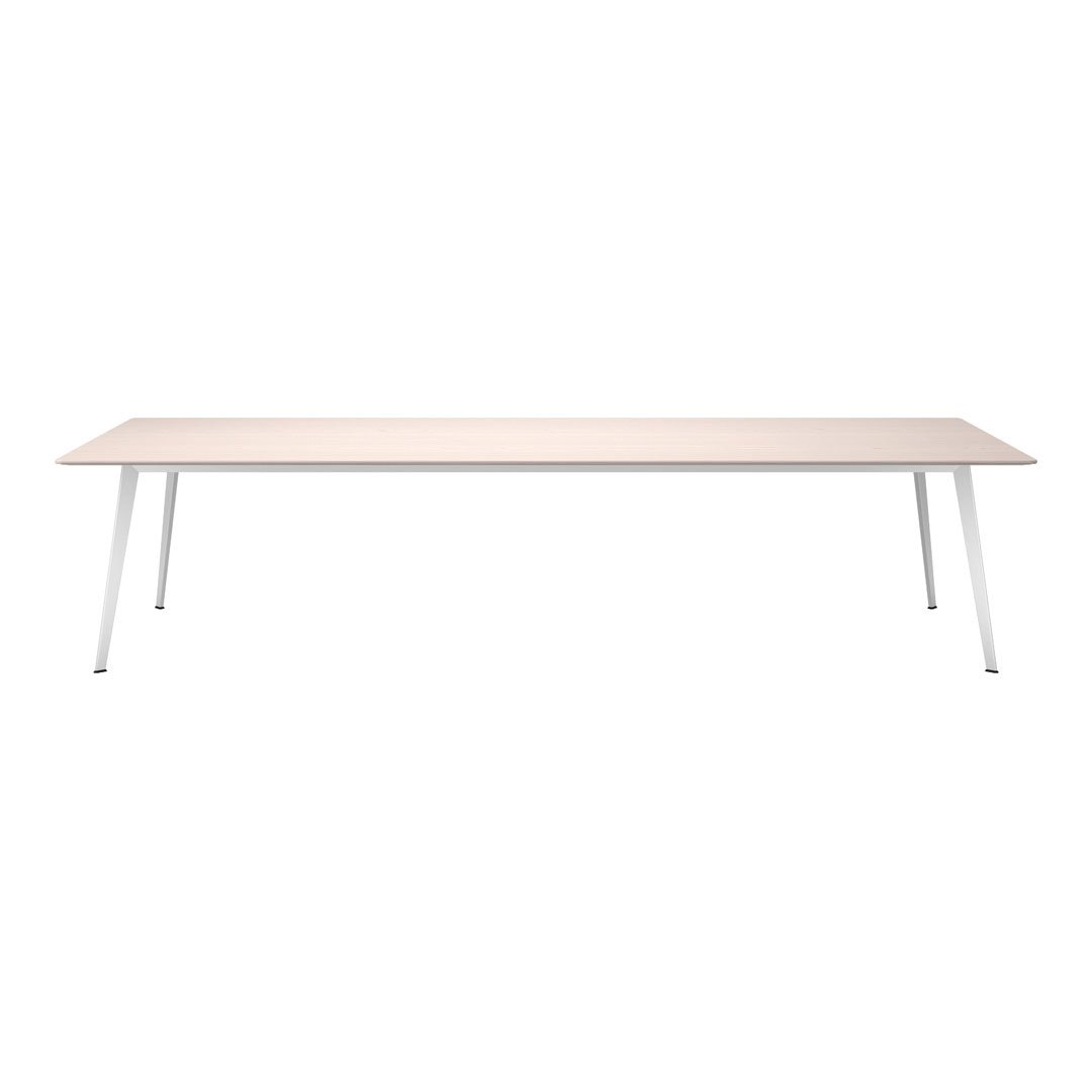 Modern Rectangular JW Dining Table - Solid Wood Kitchen Table for 6-8 People - Perfect for Family Dinners & Entertaining Guests