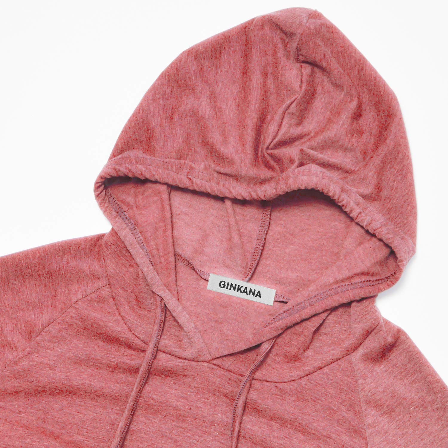 GINKANA Maternity Hoodie - Soft Long Sleeve Pregnancy Sweatshirt for Women, Comfortable Casual Maternity Top - Perfect for Everyday Wear, Pregnancy Photos & Relaxing at Home