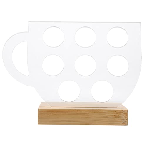 NUOBESTY Vertical Coffee Mug Shape K-Cup Holder - Countertop Storage Organizer for Keurig Pods - Perfect for Coffee Bars, Kitchens & Office Break Rooms