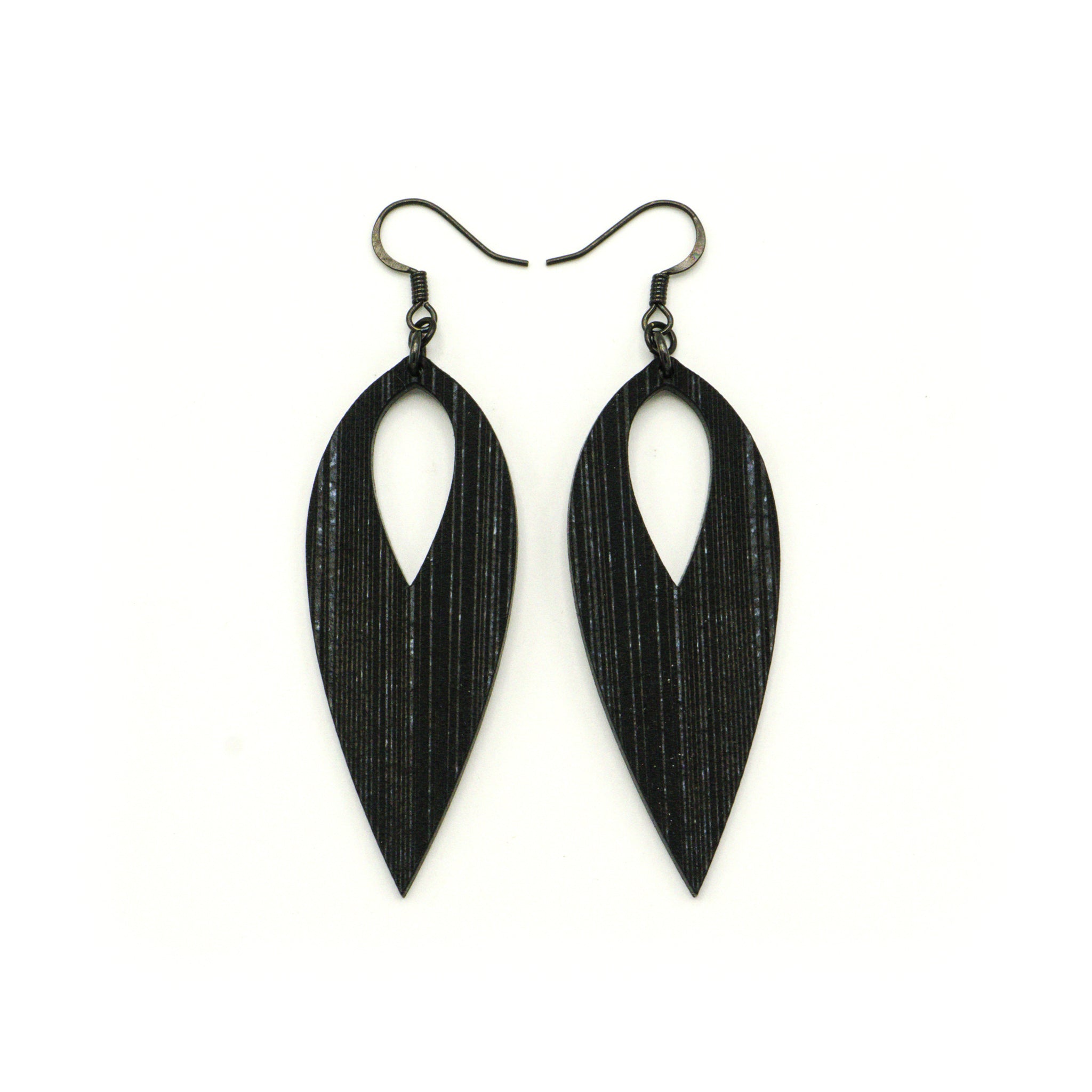 Nativas 13R Acrylic Earrings - Black Galaxy & Black | Stylish & Lightweight for Women | Perfect for Parties, Weddings & Everyday Wear